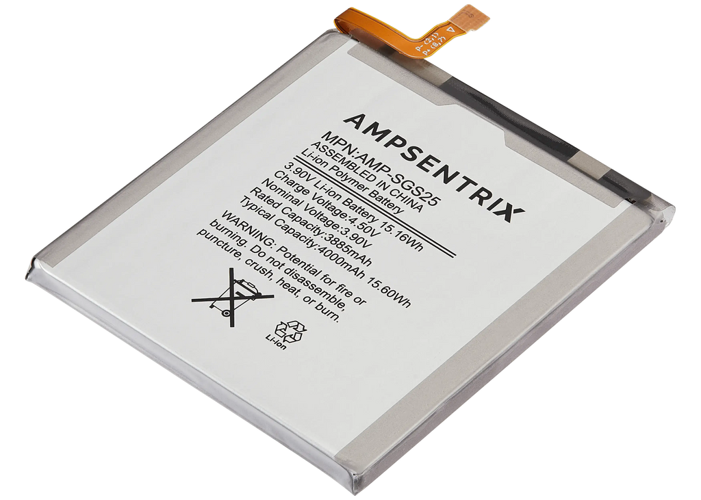 Replacement Battery for Samsung Galaxy S25 (AmpSentrix Pro)