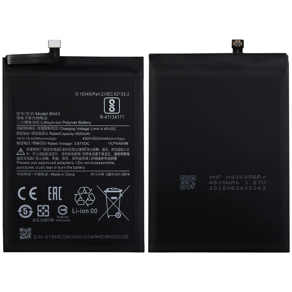 Ersatzakku für Xiaomi Redmi Note 9 Pro / Redmi Note 10 Pro Max (BN53)