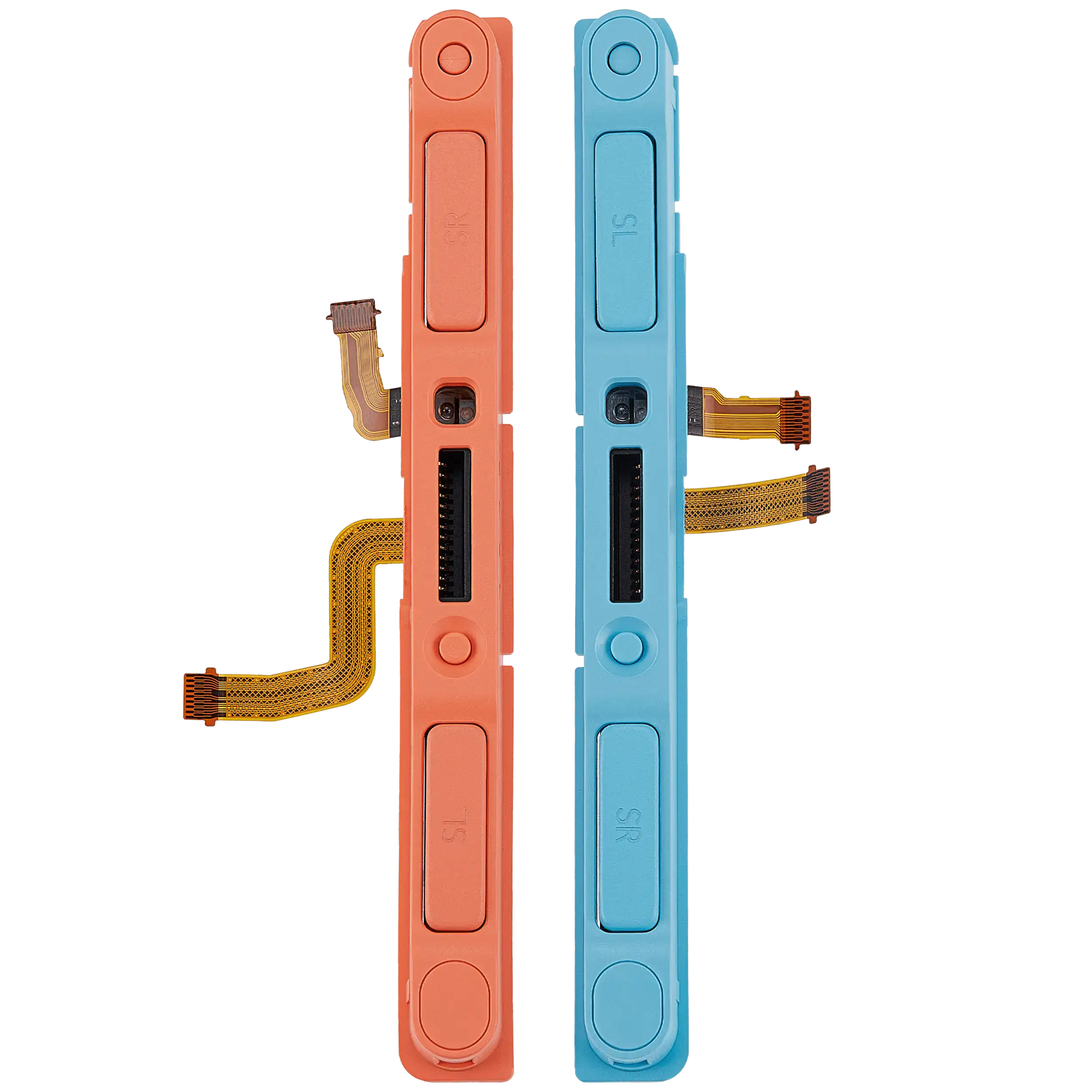 Plastic Rail (Right+Left) with Joy-Con Controller for Nintendo Switch 2 (Blue/Orange)