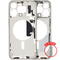 Midframe/Frame with Small Parts for iPhone 15 Pro Max (US Version) (Aftermarket Plus) (White Titanium)