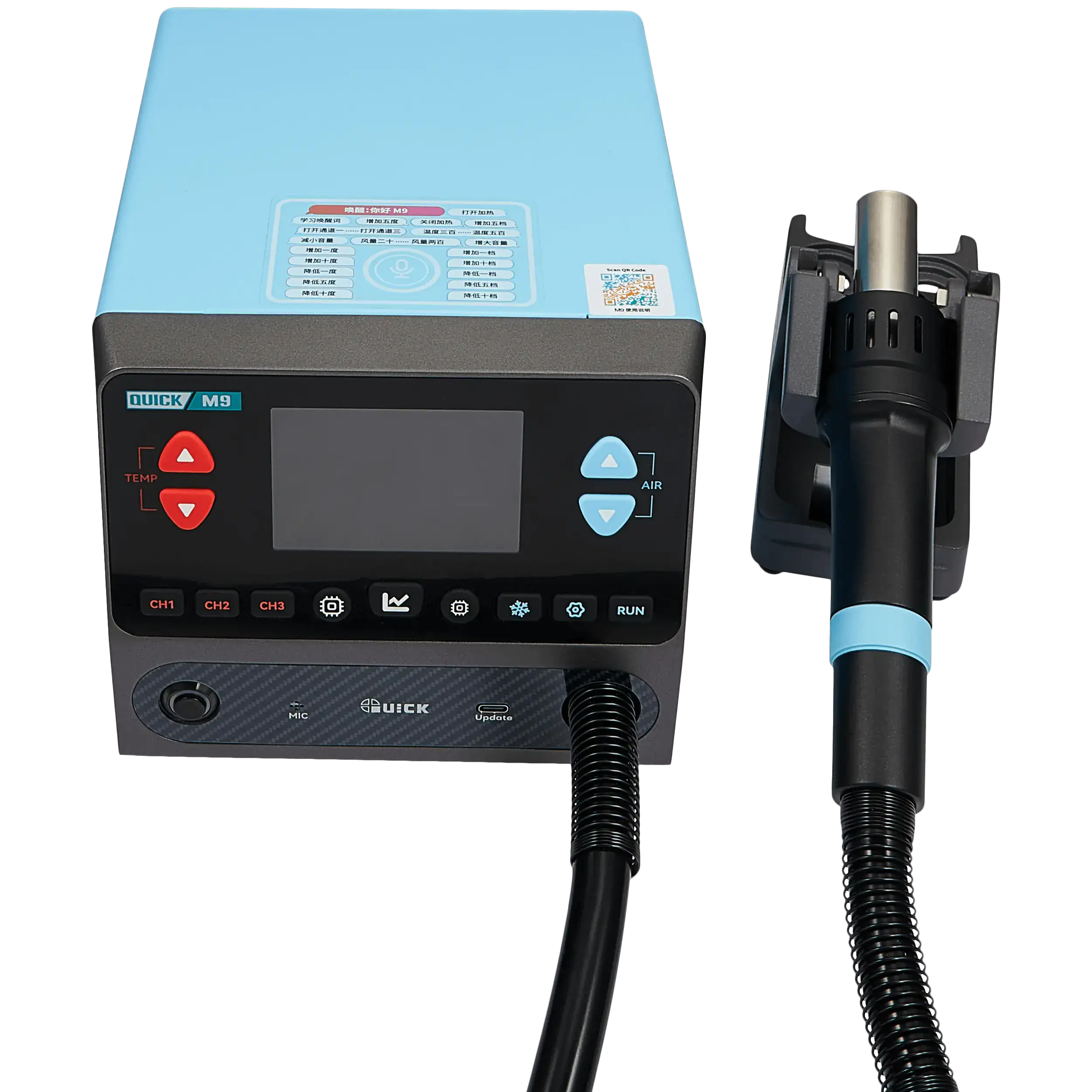 M9 Smart Bleifreie Heißluft-Lötstation (Quick, 110V)