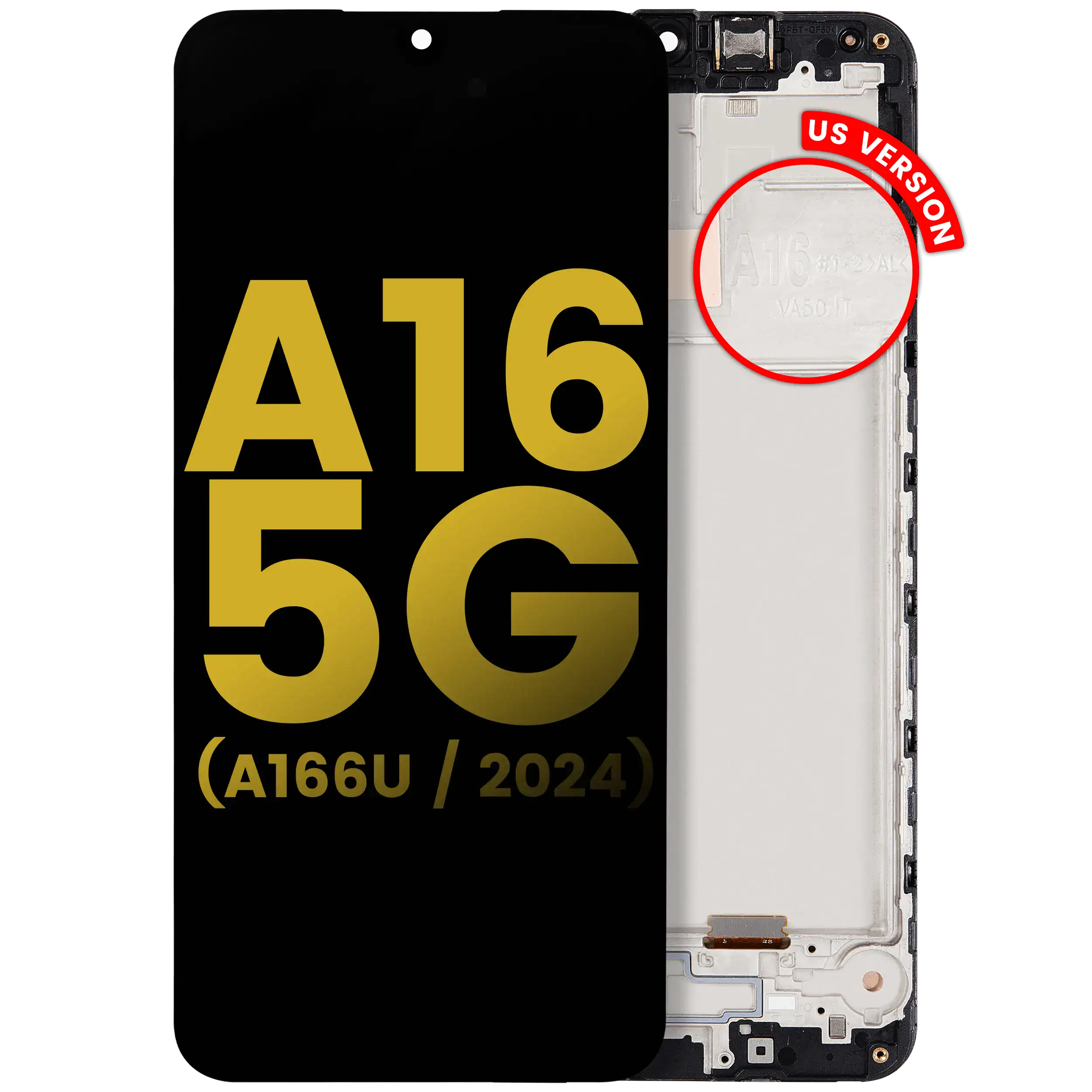OLED-Display mit Rahmen Samsung Galaxy A16 5G Refurbished