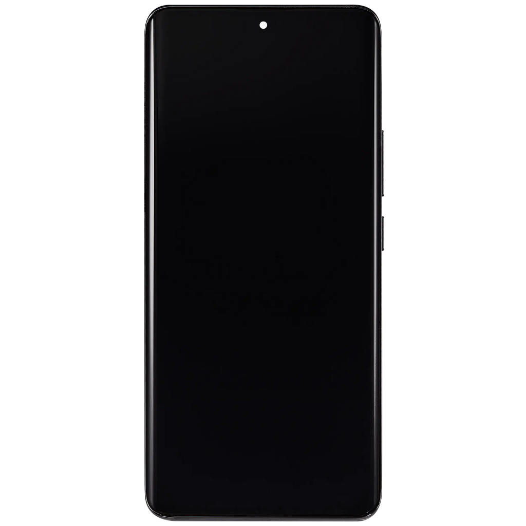 OLED-Display mit Rahmen Compatible für Xiaomi Redmi Note 14 Pro 5G / Poco X7 (Refurbished) (Schwarz)