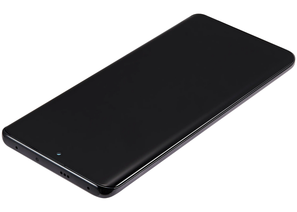 OLED-Display mit Rahmen Compatible für Xiaomi Redmi Note 14 Pro 5G / Poco X7 (Refurbished) (Schwarz)