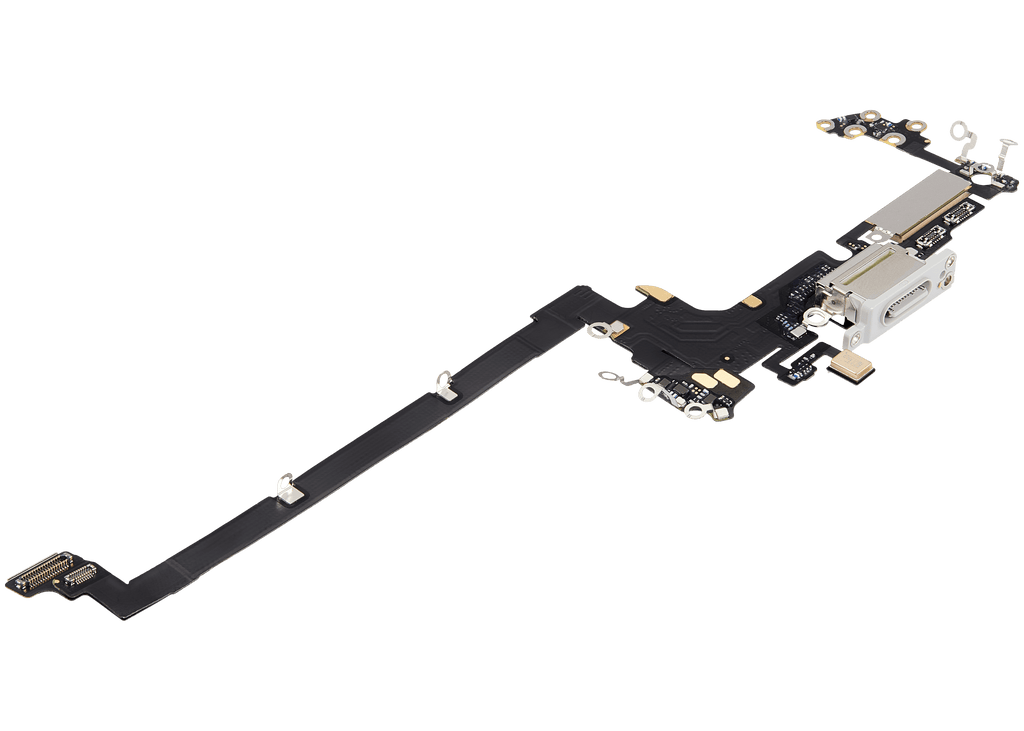 Ladebuchse-Flexkabel für iPhone 17 Pro (Premium) (US-Version) (Silber)