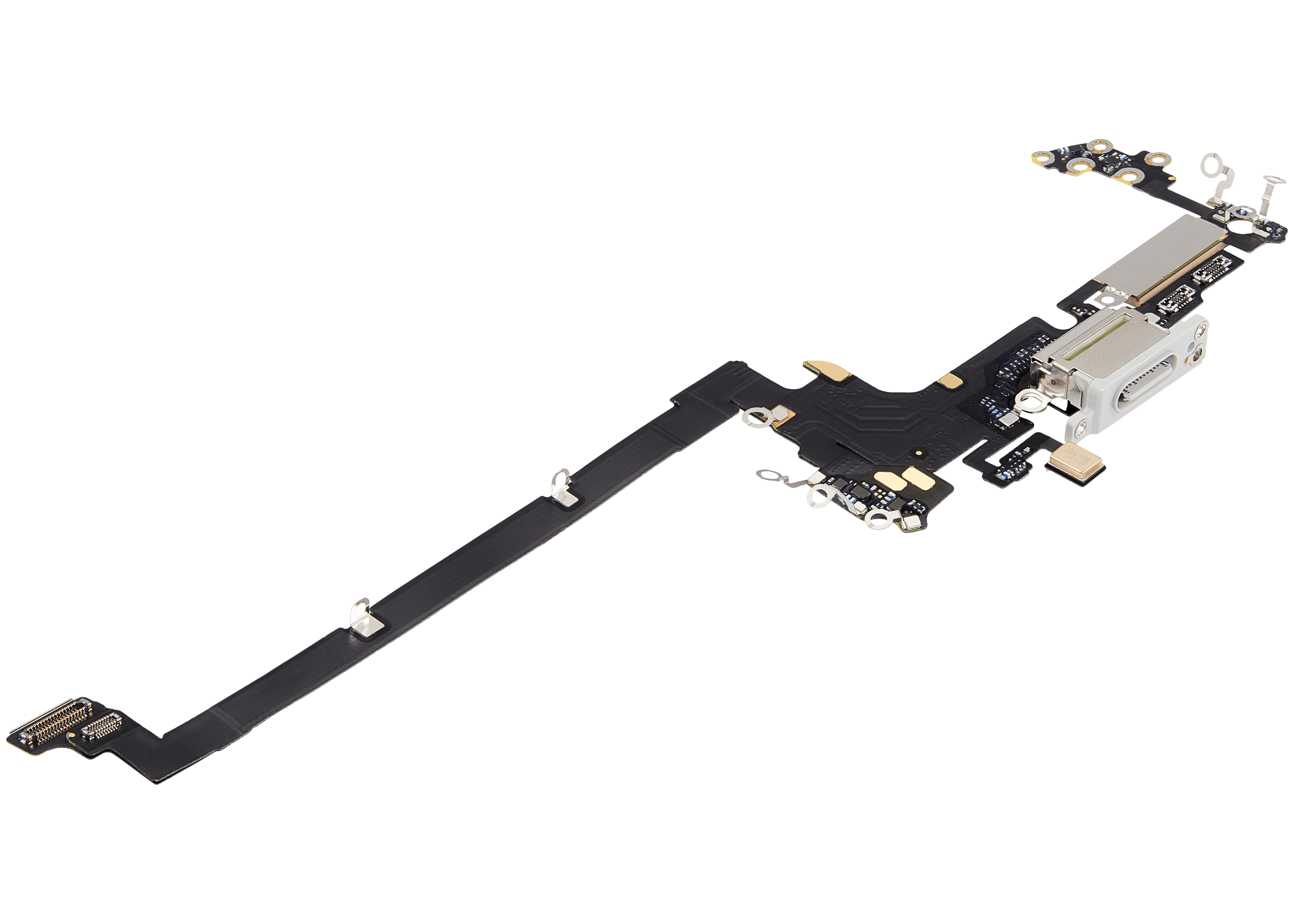 Ladebuchse-Flexkabel für iPhone 17 Pro (Premium) (US-Version) (Silber)