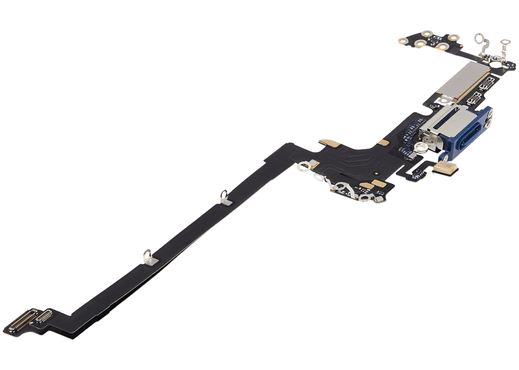 Charging Port Flex Cable for iPhone 17 Pro (Premium) (US Version) (Deep Blue)