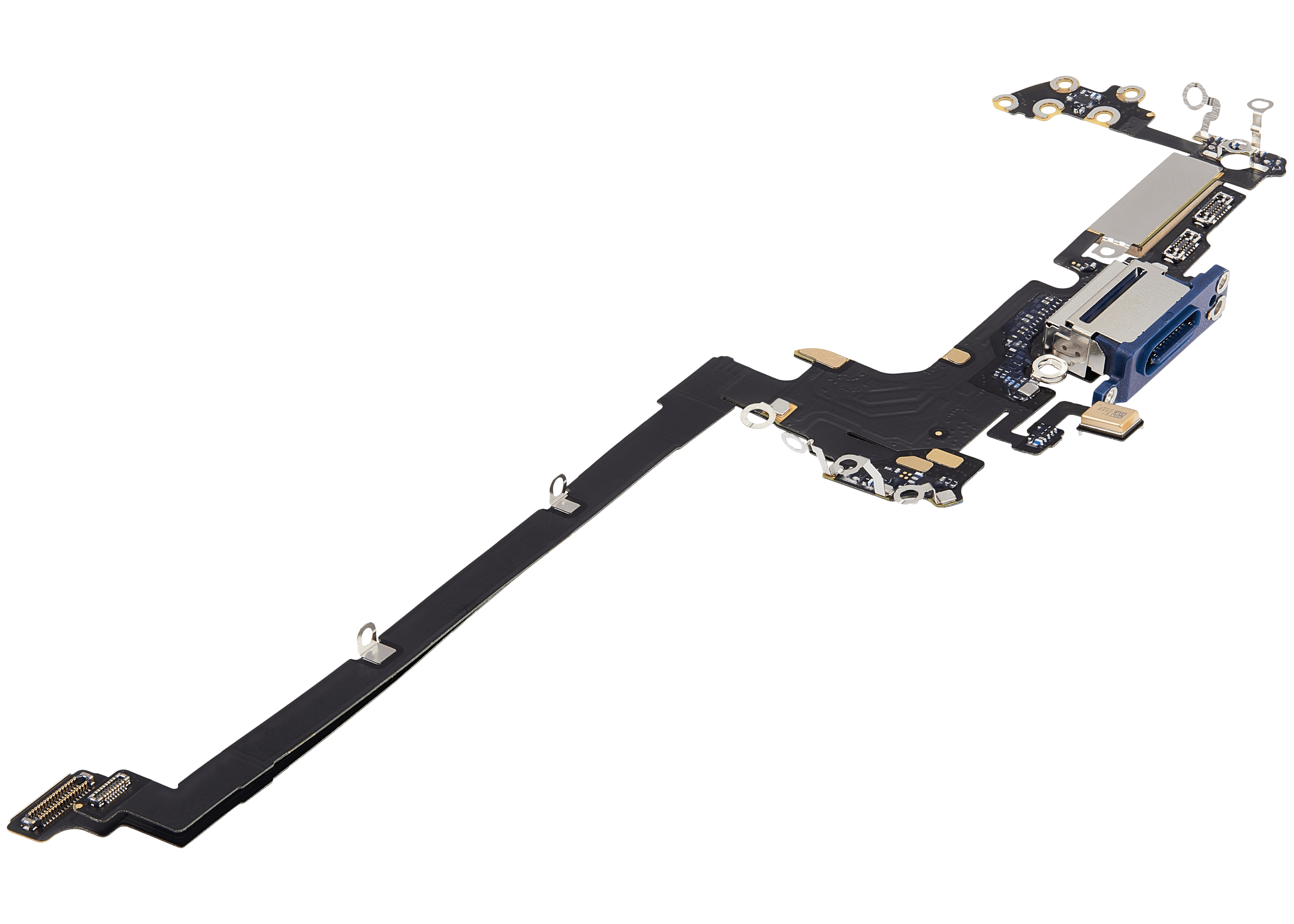 Charging Port Flex Cable for iPhone 17 Pro (Premium) (US Version) (Deep Blue)