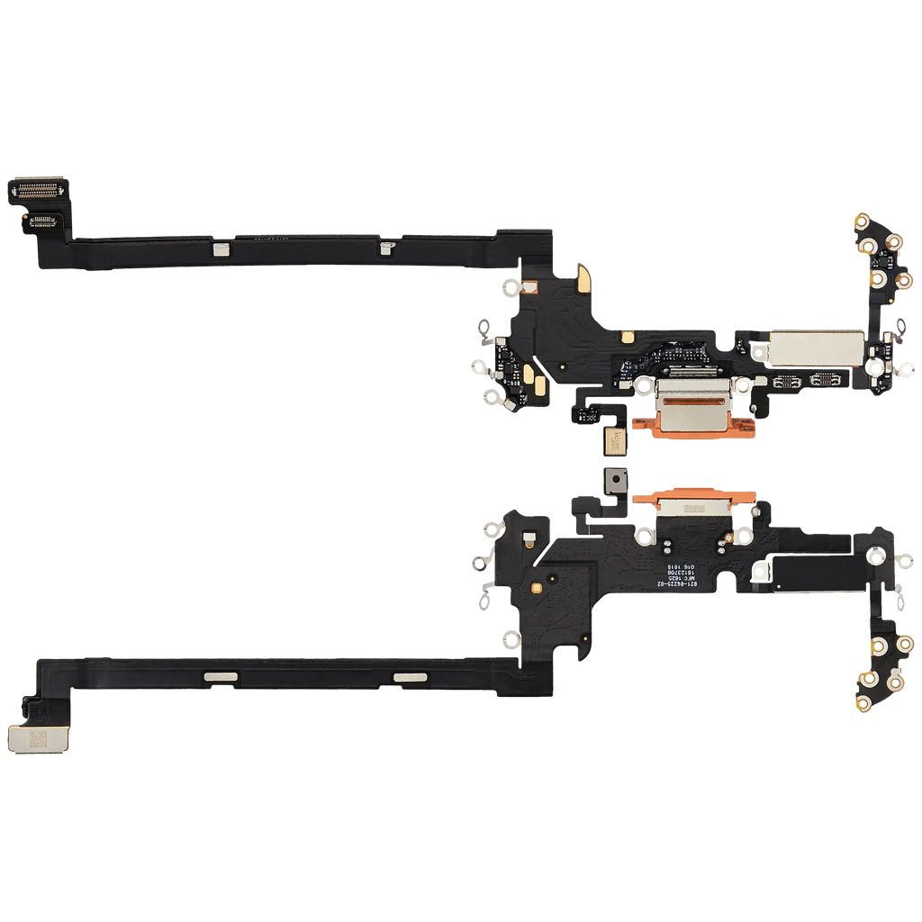Charging Port Flex Cable compatible for iPhone 17 Pro (Premium) (US Version) (Cosmic Orange)