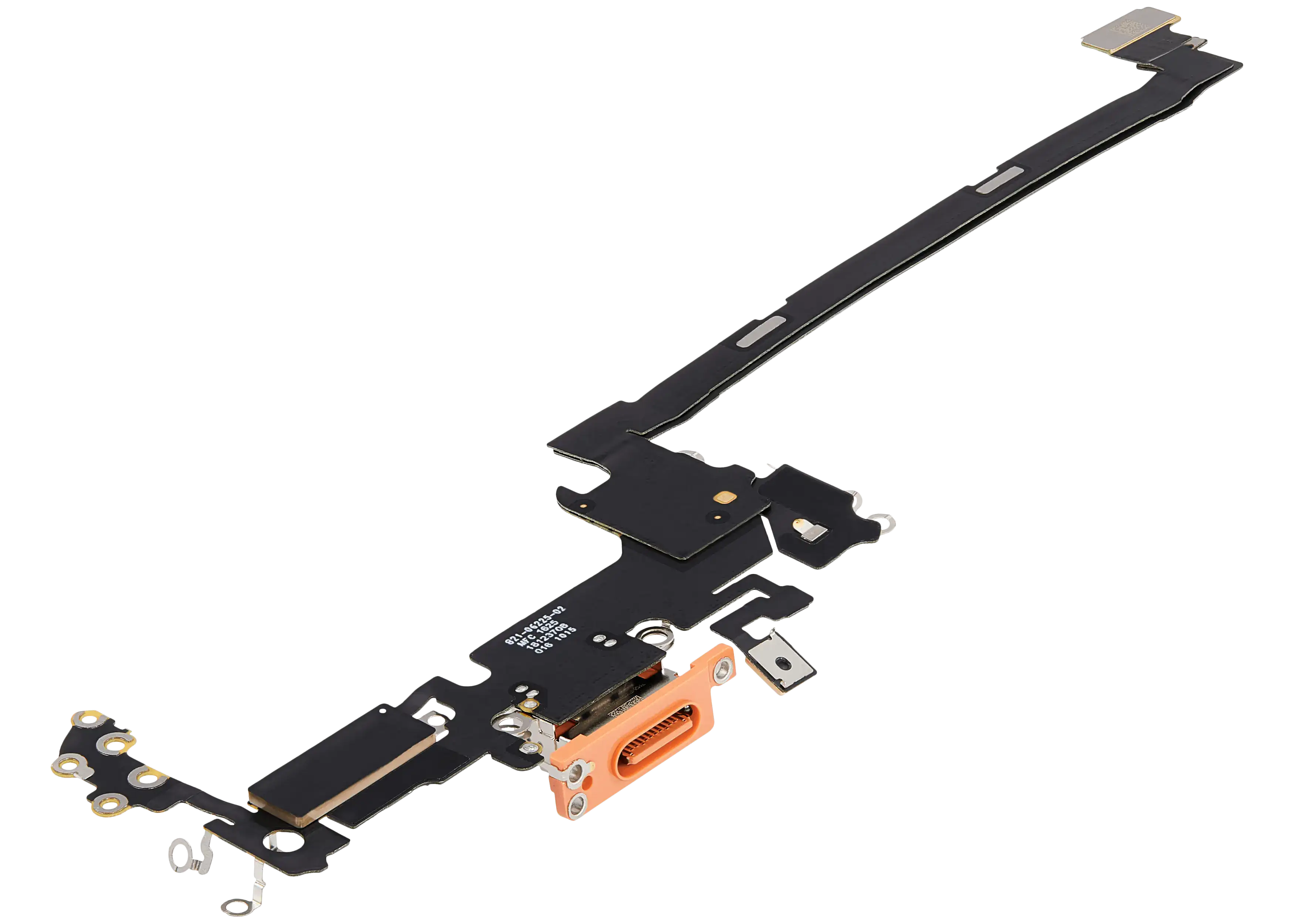 Charging Port Flex Cable compatible for iPhone 17 Pro (Premium) (US Version) (Cosmic Orange)