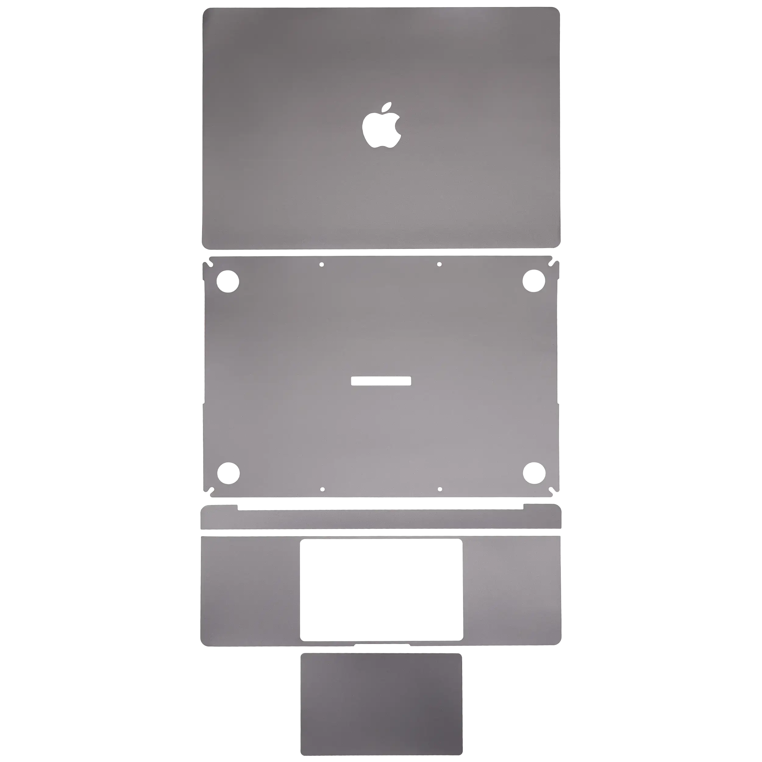 Skin 4in1 für MacBook Pro 16" A2485 (2021) Grau