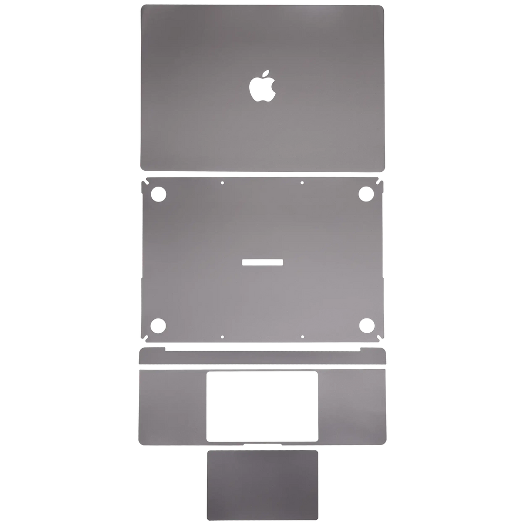 4in1 Skin für MacBook Air 13" Retina (A2337 / Late 2020) (M1) (Space Grau)