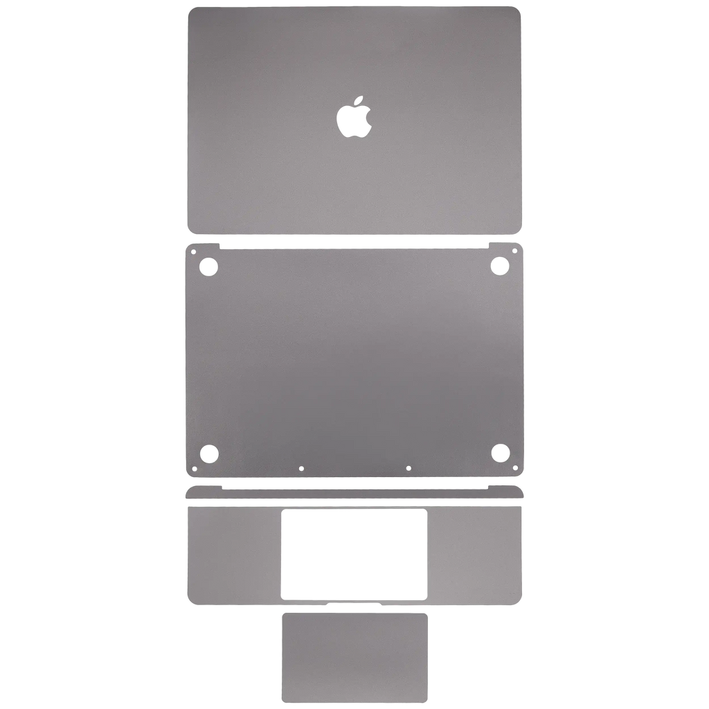 4in1 Skin für MacBook Pro 13" A2338 M1 Space Gray