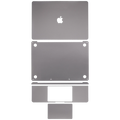 4-in-1 Skin (Top, Bottom, Keyboard, Trackpad) for MacBook Pro 13" (A2338 / Late 2020) (M1) Space Gray