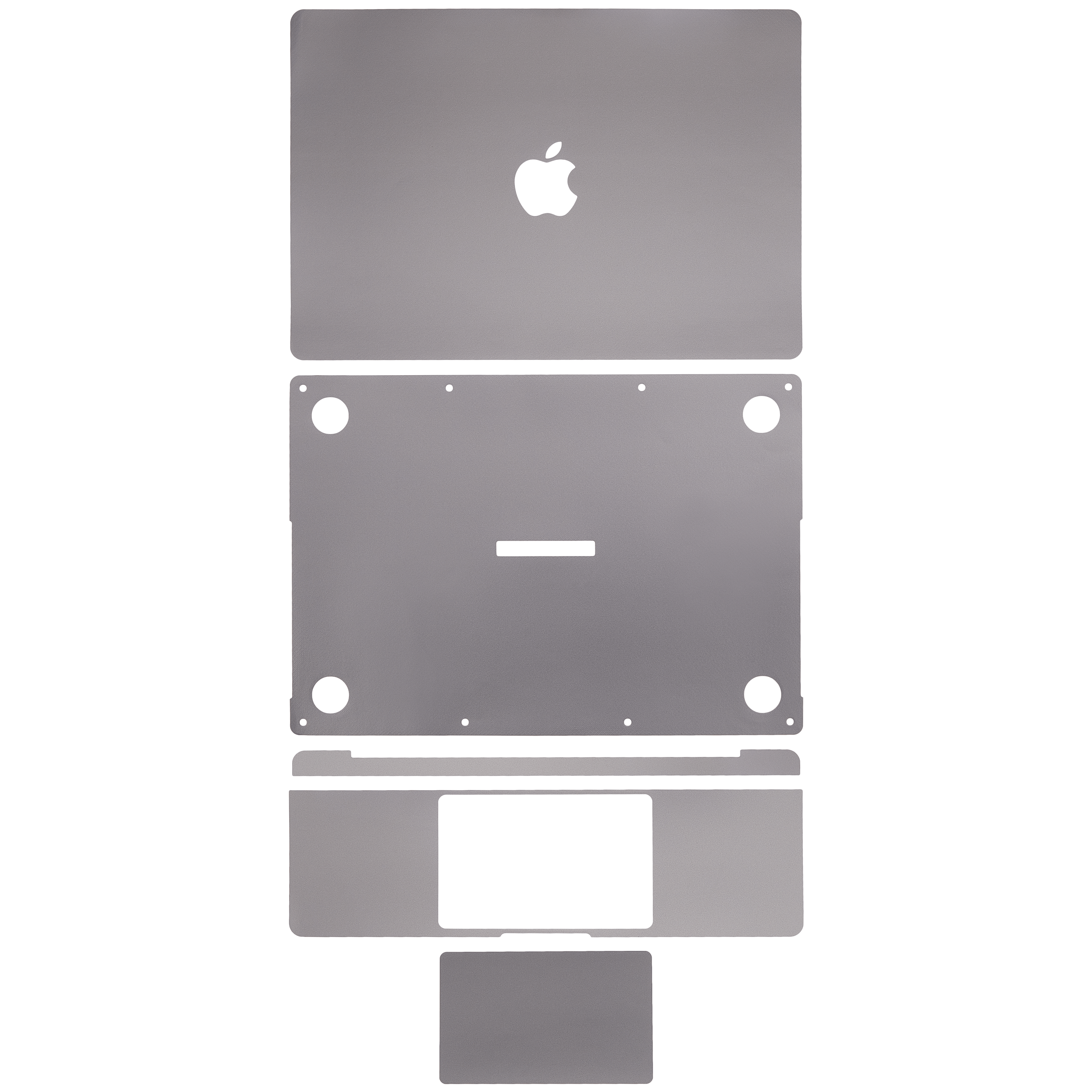 4in1 Skin für MacBook Pro 14" A2442 (2021) Grau
