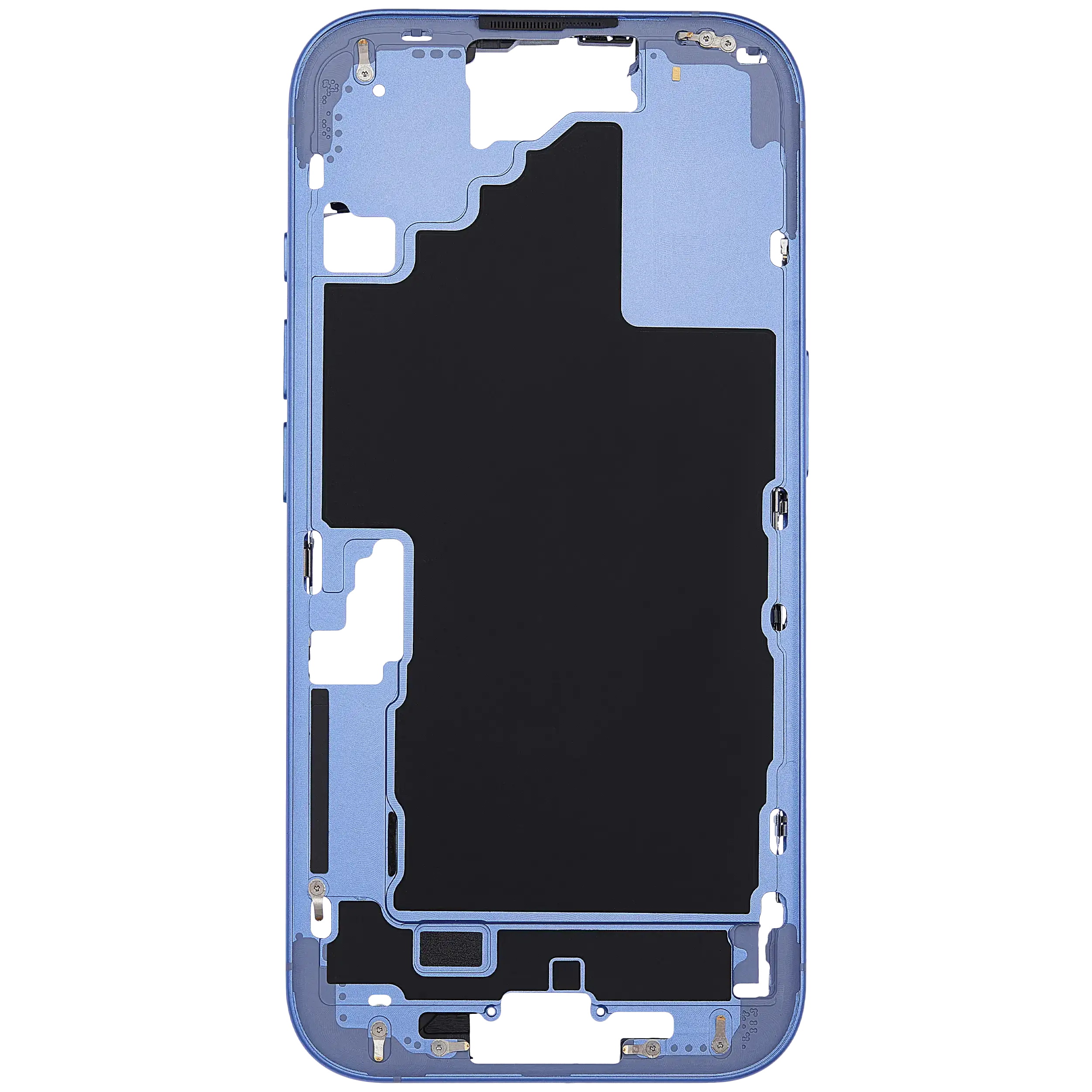 Midframe/Rahmen mit Power And Volume Button für iPhone 16 (US-Version) (Aftermarket Plus) (Ultramarine)