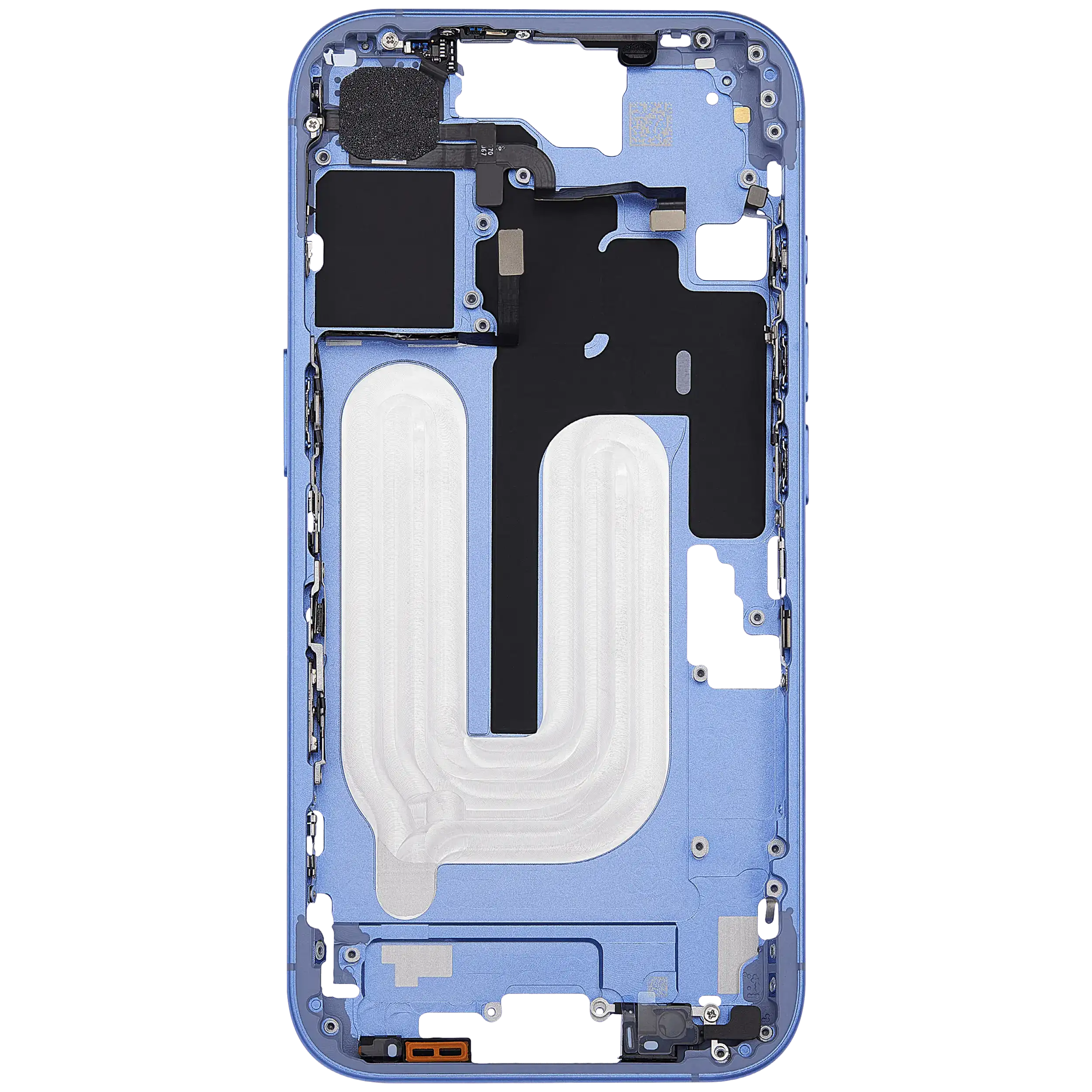 Midframe/Rahmen mit Power And Volume Button für iPhone 16 (US-Version) (Aftermarket Plus) (Ultramarine)