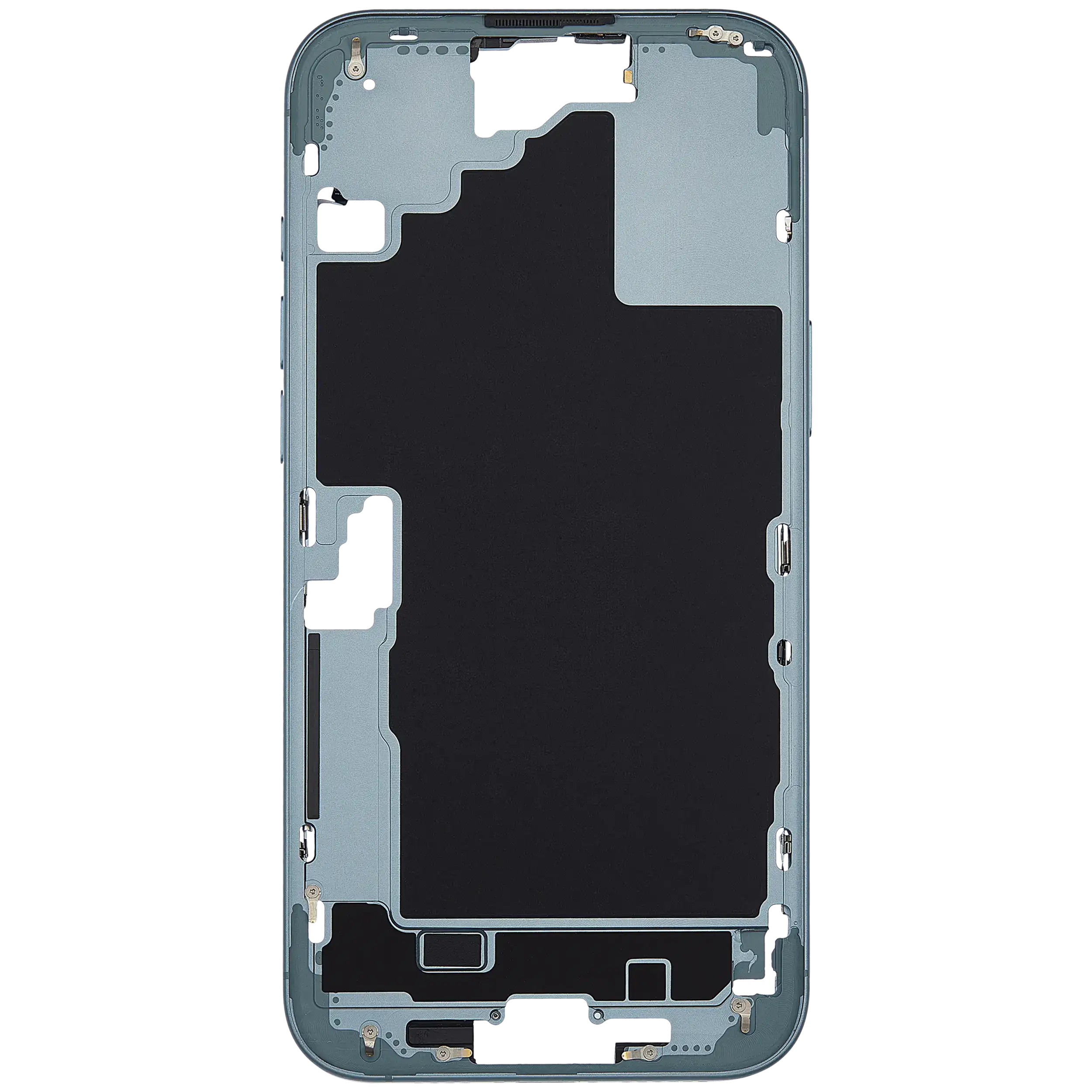 Midframe/Rahmen mit Power And Volume Button für iPhone 16 Plus (US-Version) (Aftermarket Plus) (Teal)