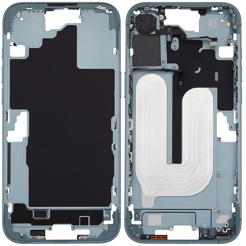 Midframe/Rahmen mit Power And Volume Button für iPhone 16 Plus (US-Version) (Aftermarket Plus) (Teal)