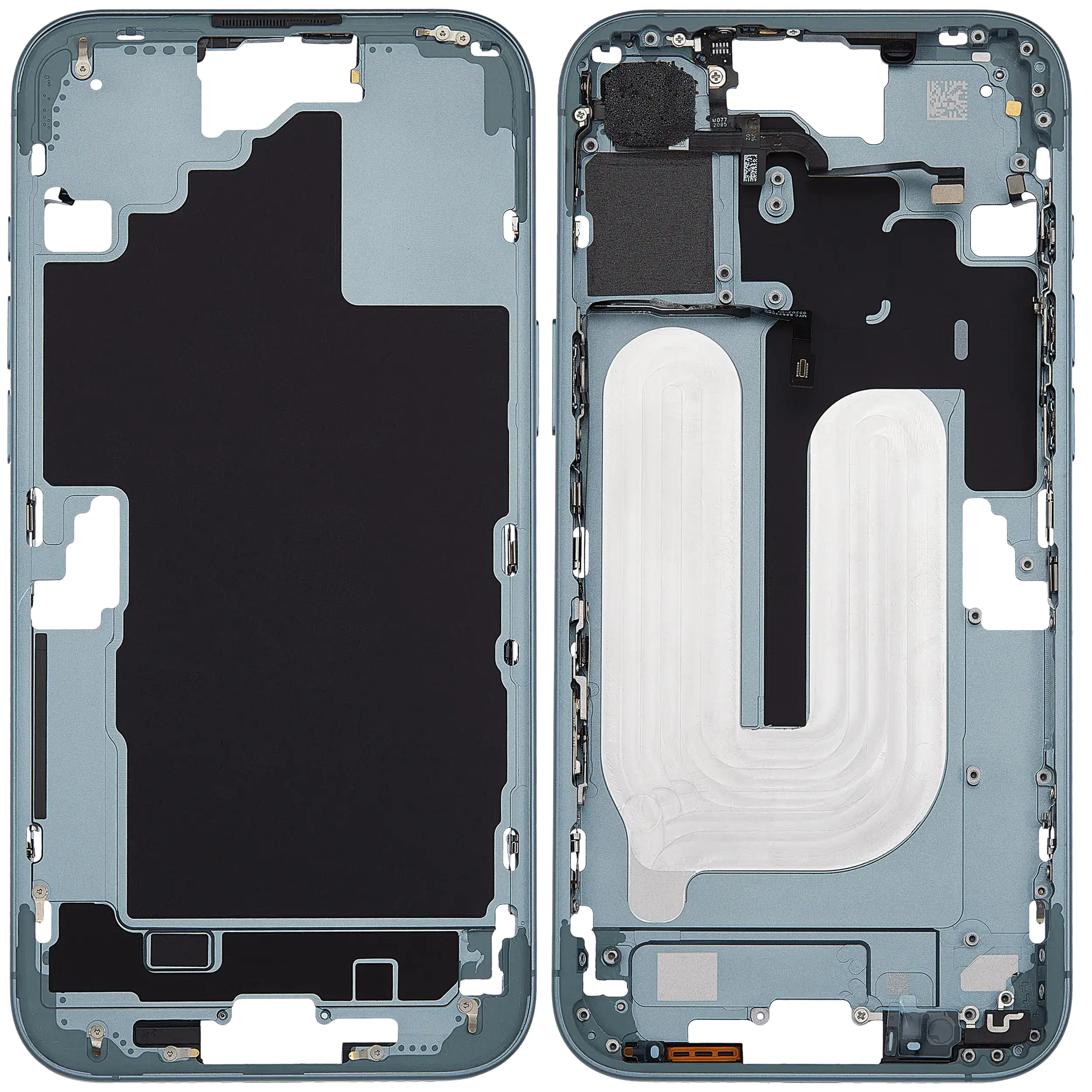 Midframe/Rahmen mit Power And Volume Button für iPhone 16 Plus (US-Version) (Aftermarket Plus) (Teal)