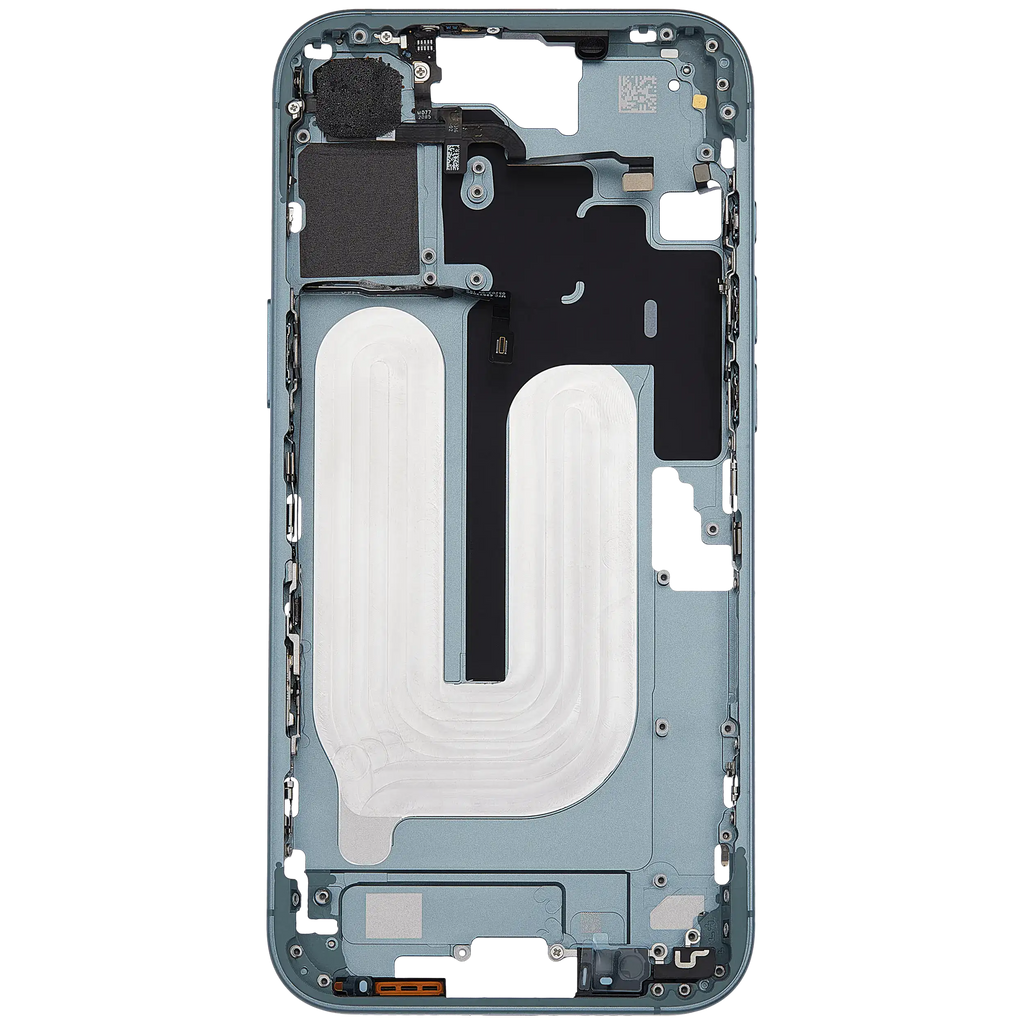 Midframe/Rahmen mit Power And Volume Button für iPhone 16 Plus (US-Version) (Aftermarket Plus) (Teal)