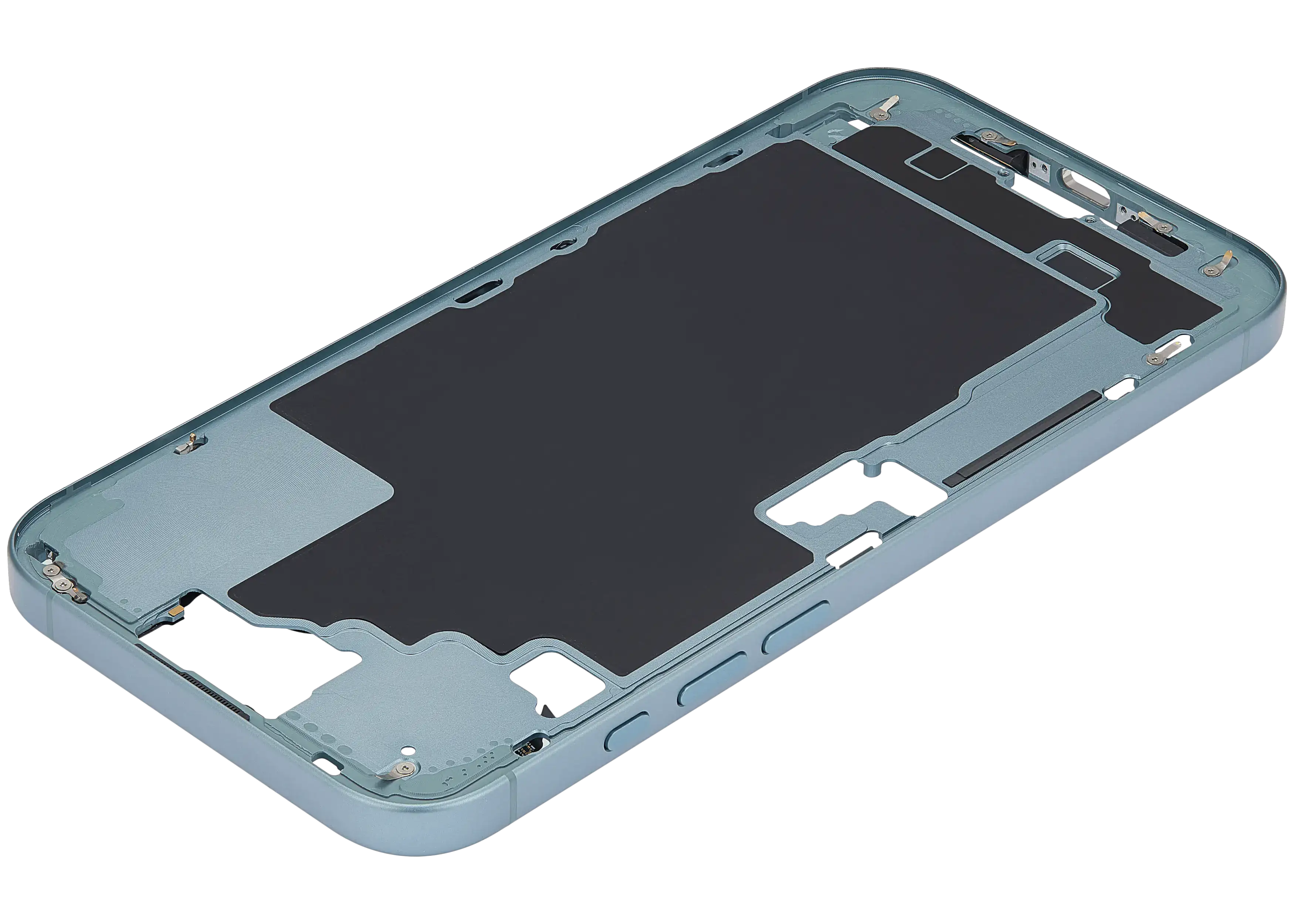Midframe/Rahmen mit Power And Volume Button für iPhone 16 Plus (US-Version) (Aftermarket Plus) (Teal)