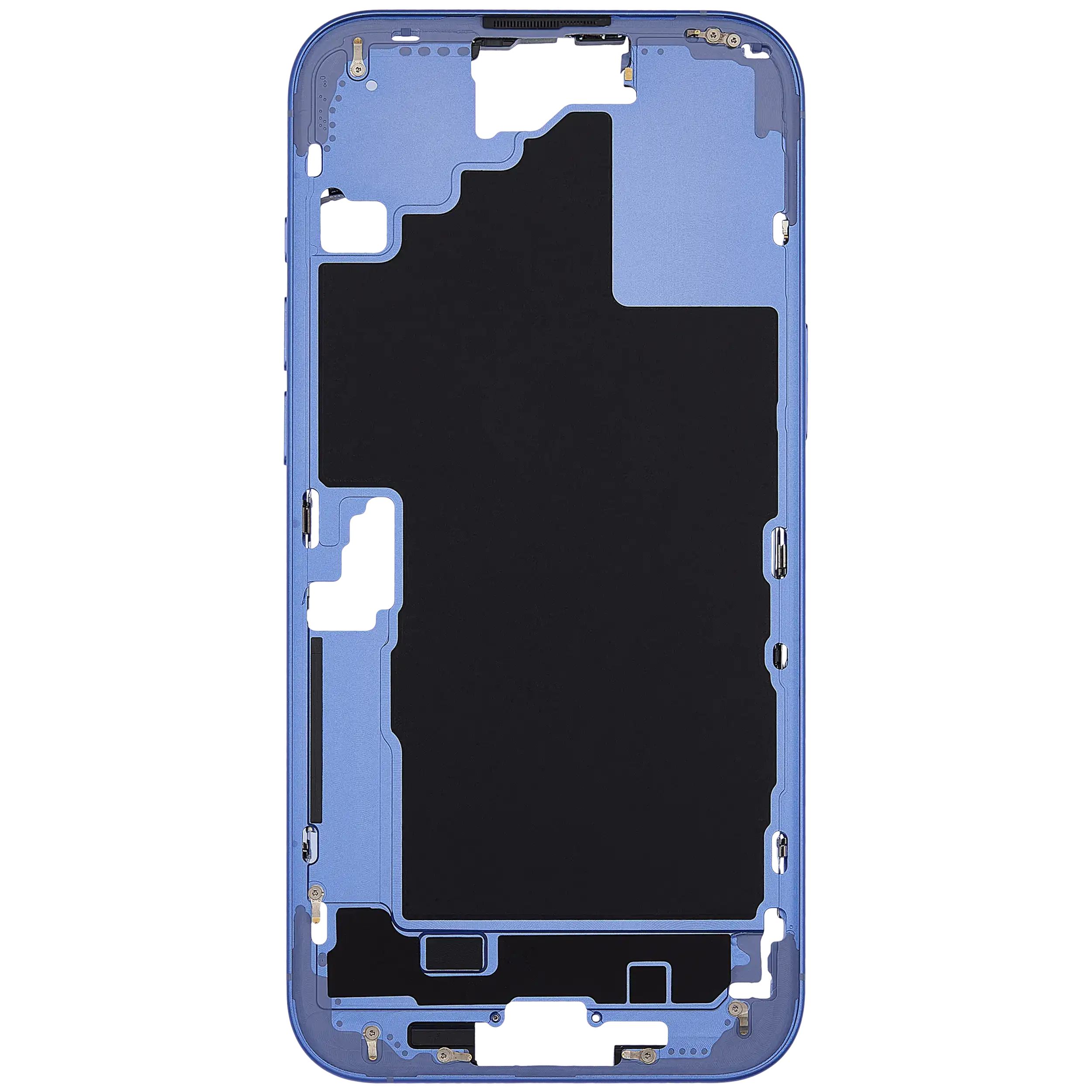 Midframe/Rahmen mit Power And Volume Button für iPhone 16 Plus (US-Version) (Aftermarket Plus) (Ultramarine)