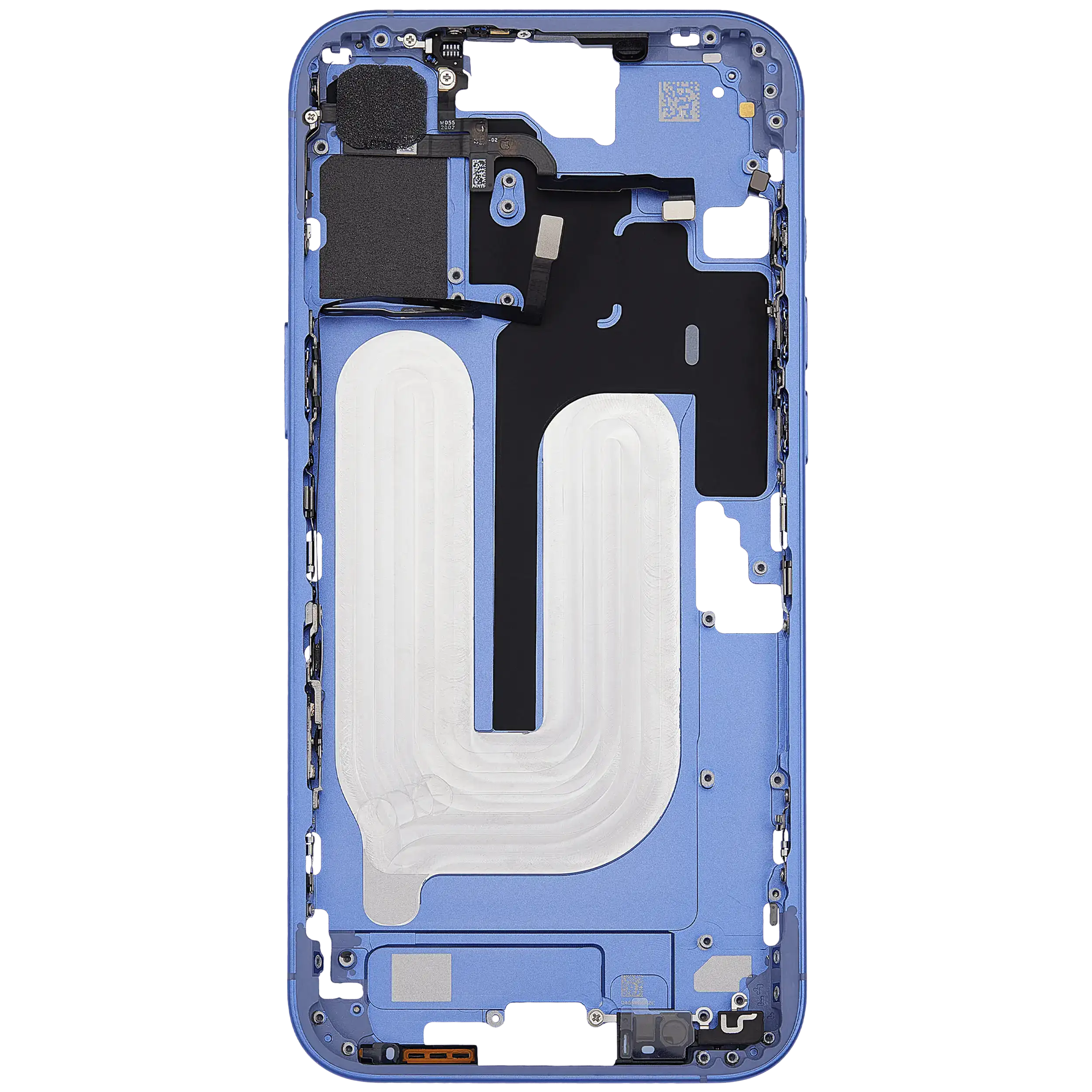 Midframe/Rahmen mit Power And Volume Button für iPhone 16 Plus (US-Version) (Aftermarket Plus) (Ultramarine)