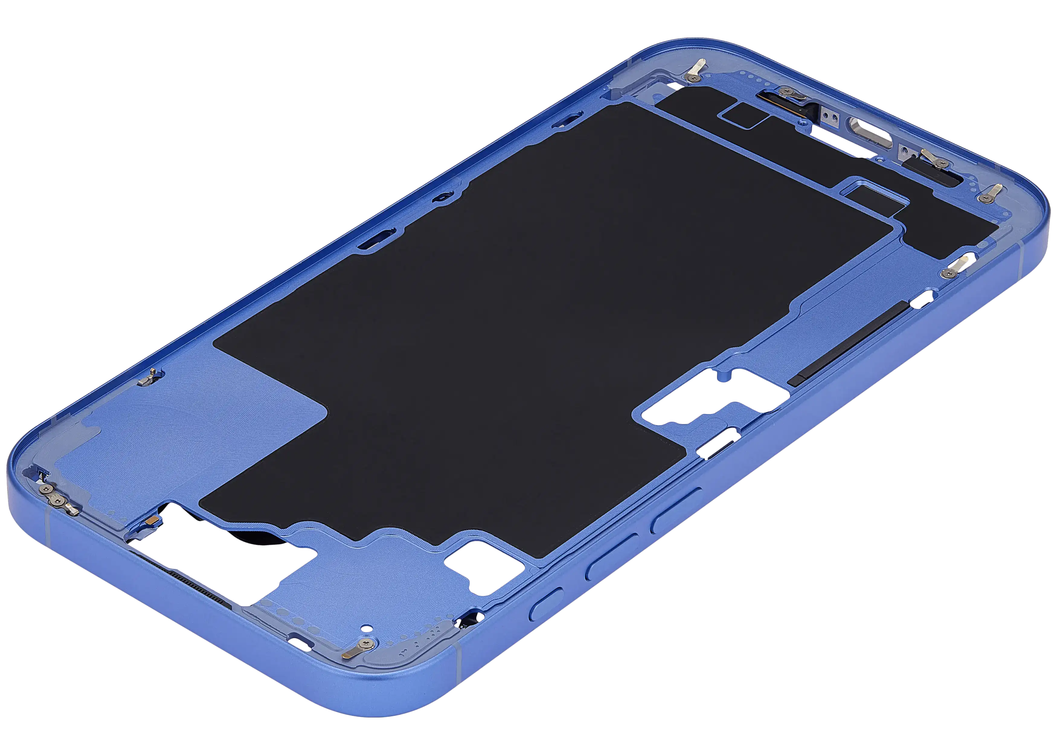 Midframe/Rahmen mit Power And Volume Button für iPhone 16 Plus (US-Version) (Aftermarket Plus) (Ultramarine)
