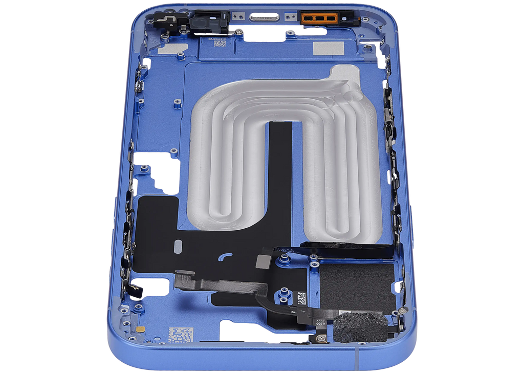 Midframe/Rahmen mit Power And Volume Button für iPhone 16 Plus (US-Version) (Aftermarket Plus) (Ultramarine)