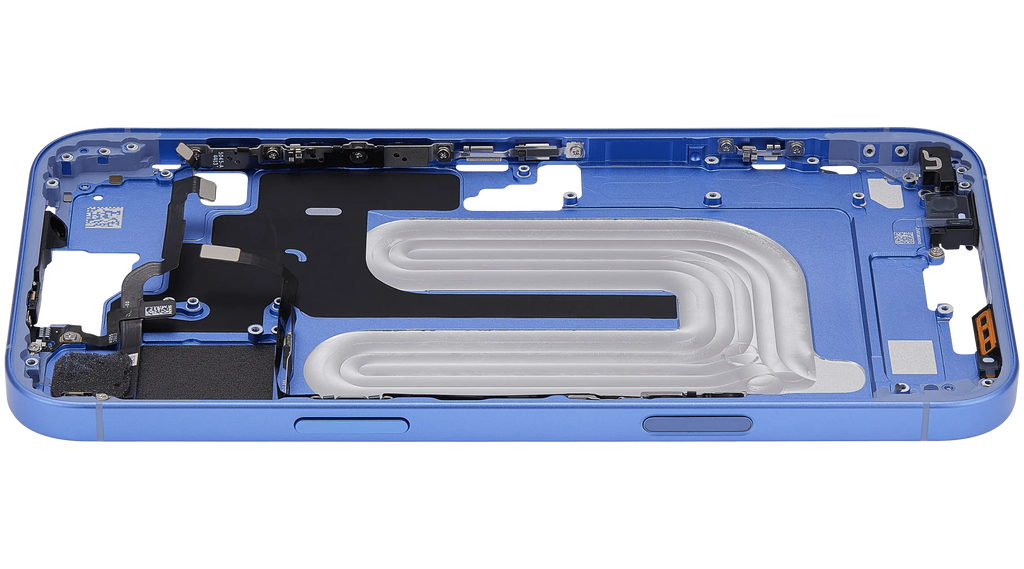 Midframe/Rahmen mit Power And Volume Button für iPhone 16 Plus (US-Version) (Aftermarket Plus) (Ultramarine)