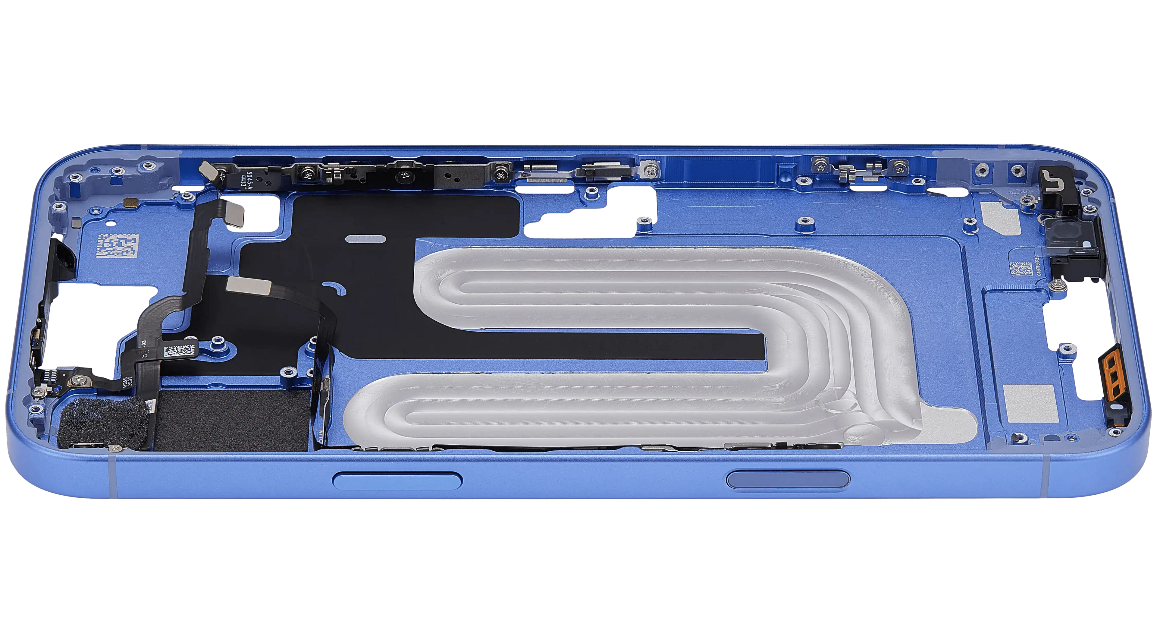 Midframe/Rahmen mit Power And Volume Button für iPhone 16 Plus (US-Version) (Aftermarket Plus) (Ultramarine)