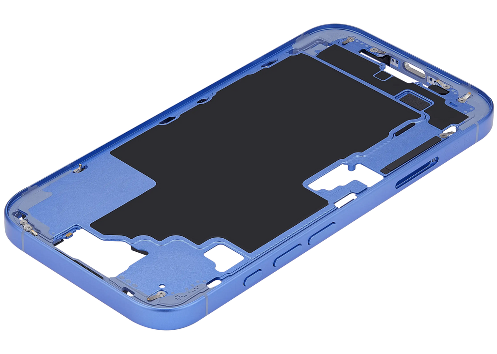 Midframe/Rahmen mit Power And Volume Button für iPhone 16 (EU / Global Version) (Aftermarket Plus) (Ultramarine)
