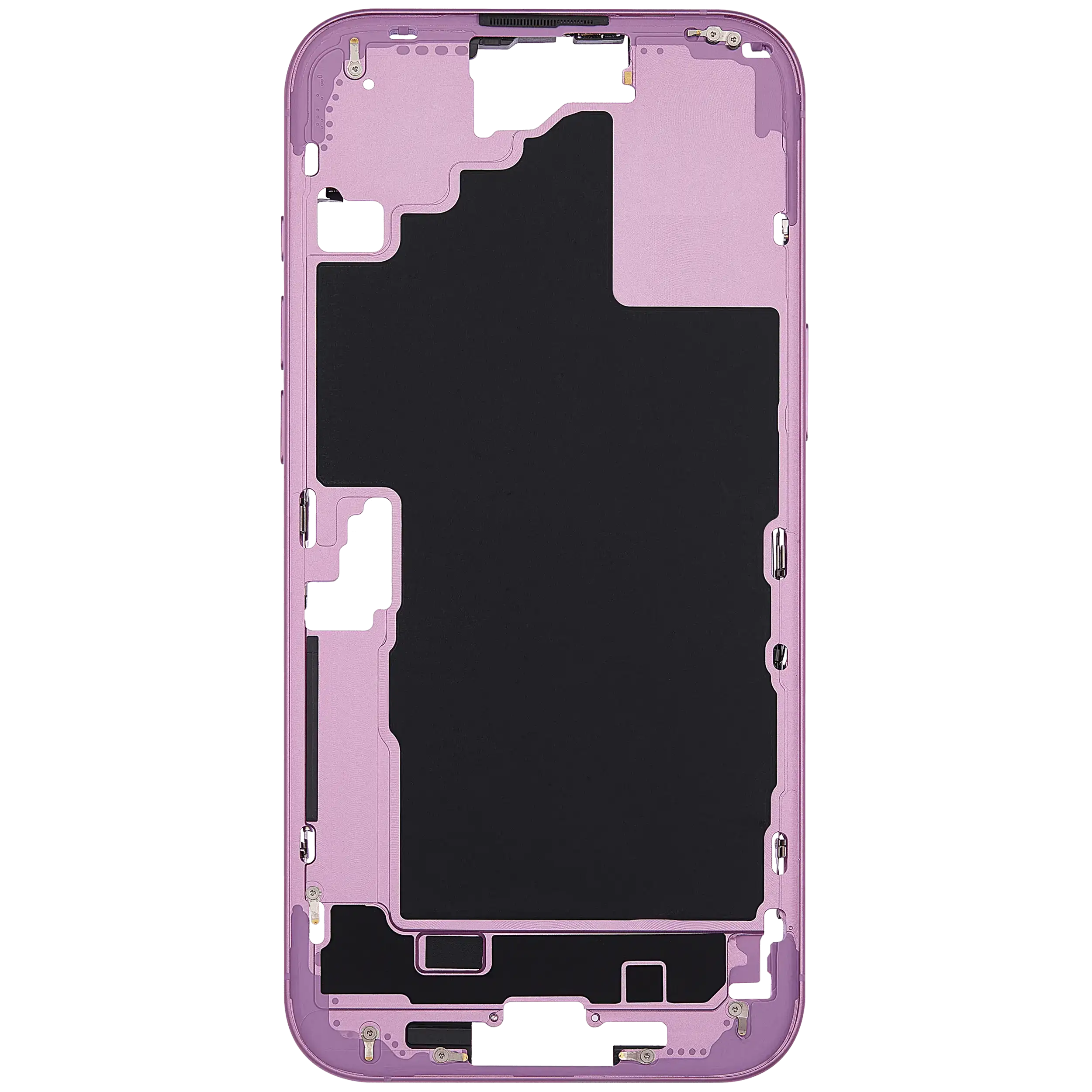 Midframe/Rahmen mit Power And Volume Button für iPhone 16 Plus (EU / Global Version) (Aftermarket Plus) (Pink)
