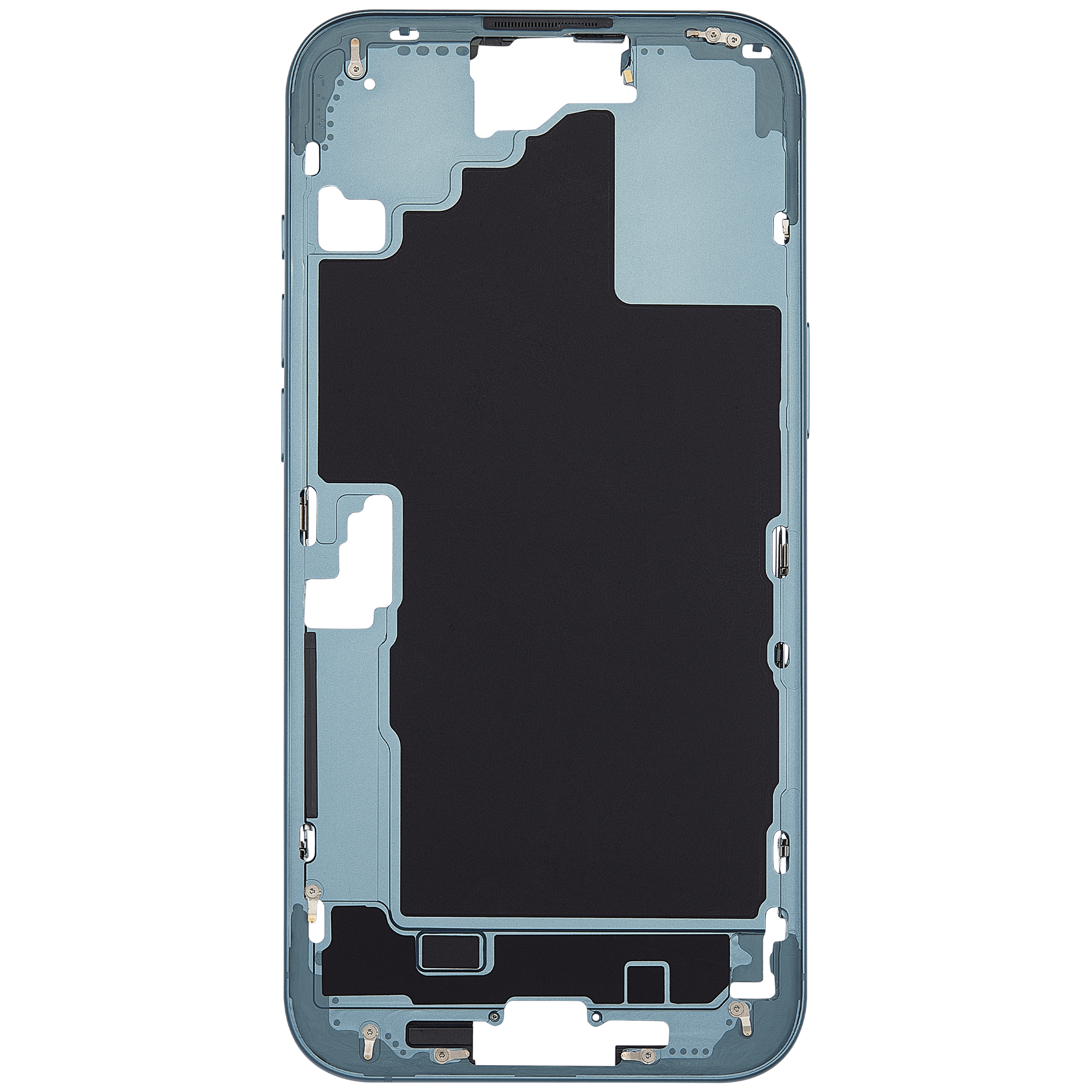 Midframe/Rahmen mit Power And Volume Button für iPhone 16 Plus (EU / Global Version) (Aftermarket Plus) (Teal)