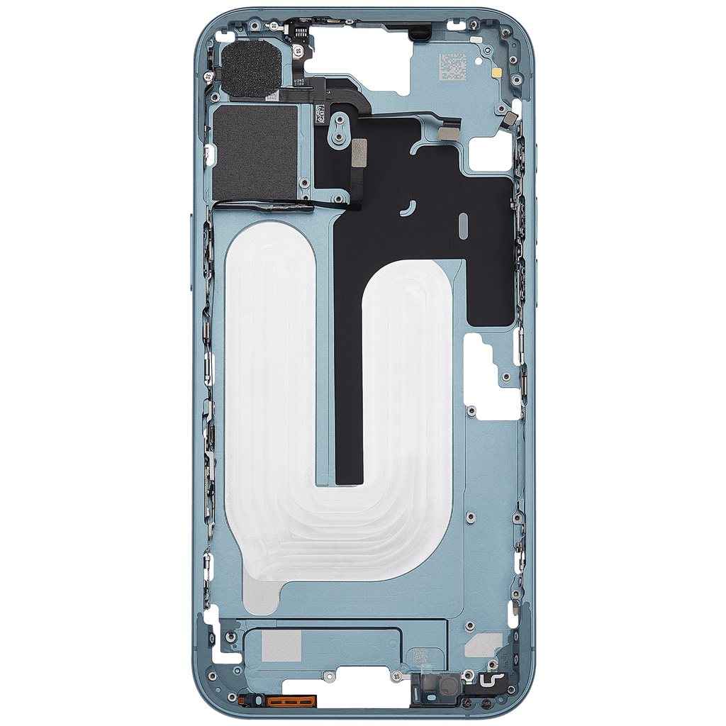 Midframe/Rahmen mit Power And Volume Button für iPhone 16 Plus (EU / Global Version) (Aftermarket Plus) (Teal)