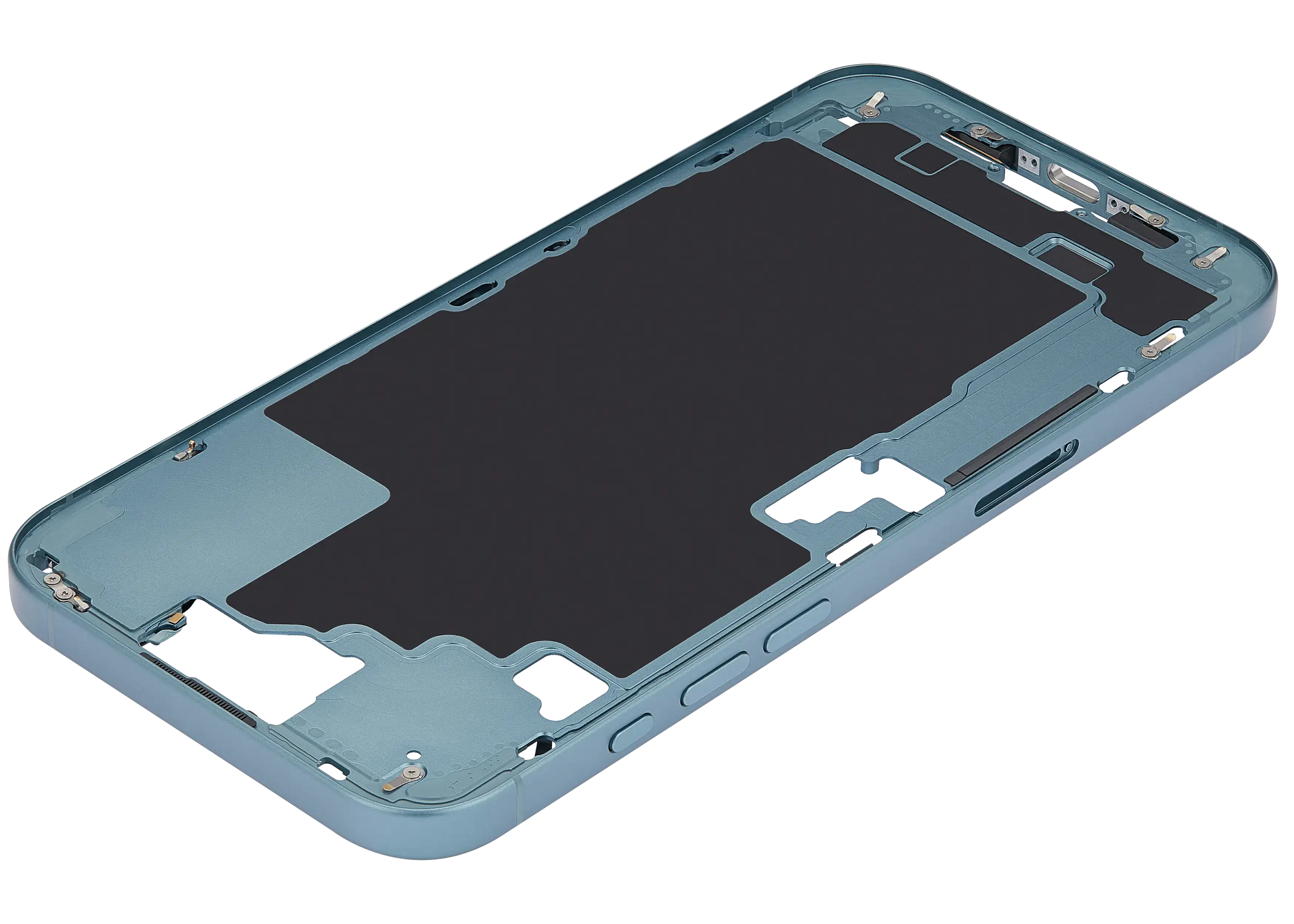 Midframe/Rahmen mit Power And Volume Button für iPhone 16 Plus (EU / Global Version) (Aftermarket Plus) (Teal)