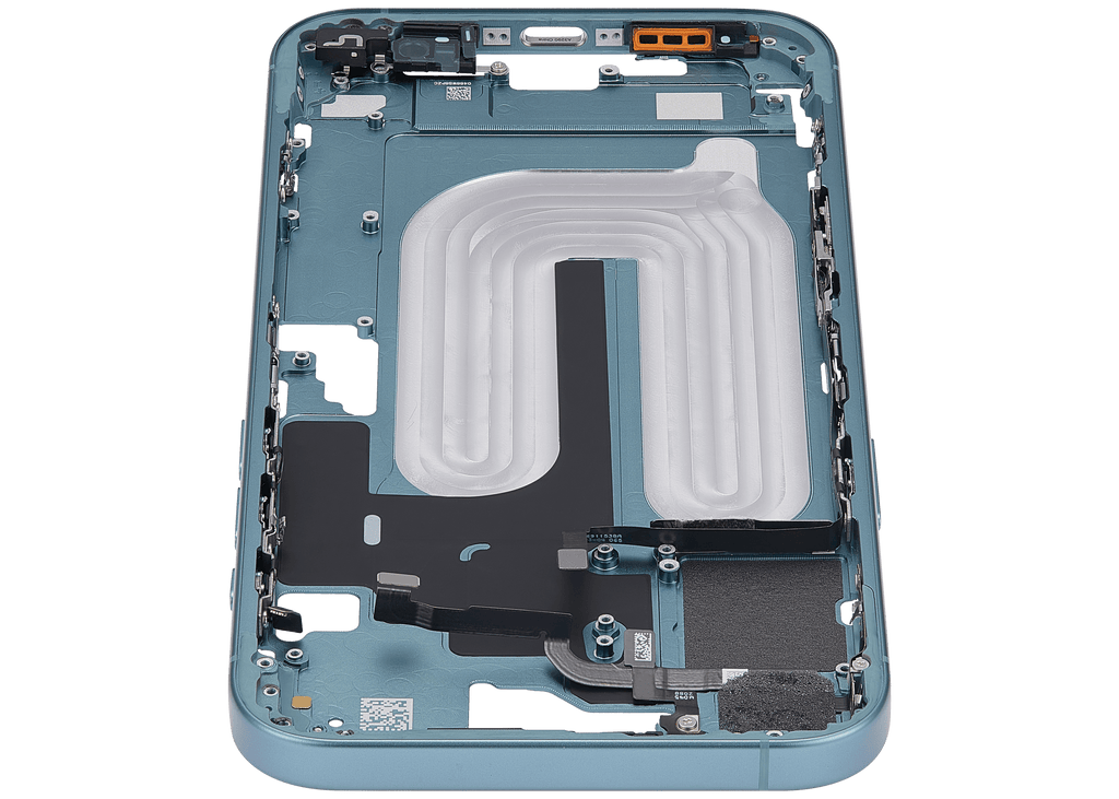 Midframe/Rahmen mit Power And Volume Button für iPhone 16 Plus (EU / Global Version) (Aftermarket Plus) (Teal)