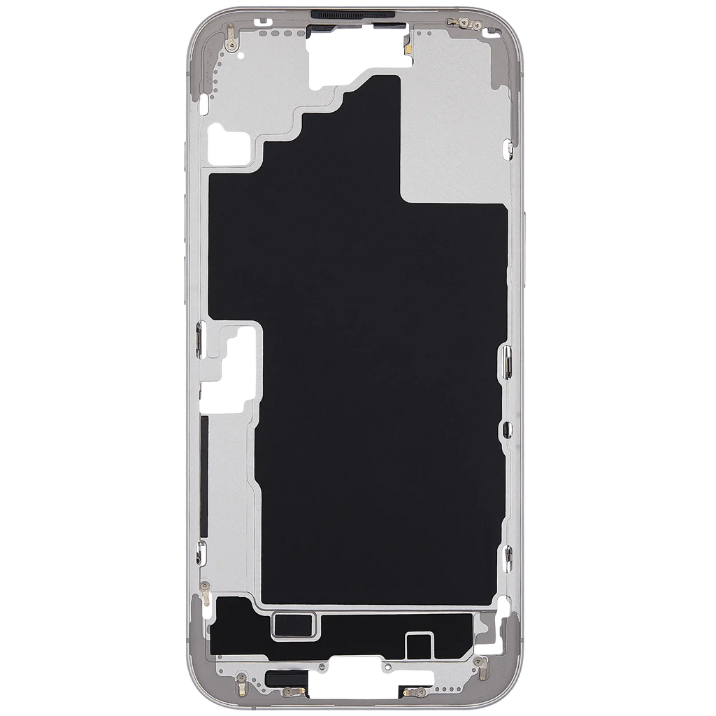Midframe/Rahmen mit Power And Volume Button für iPhone 16 Plus (EU / Global Version) (Aftermarket Plus) (Weiß)