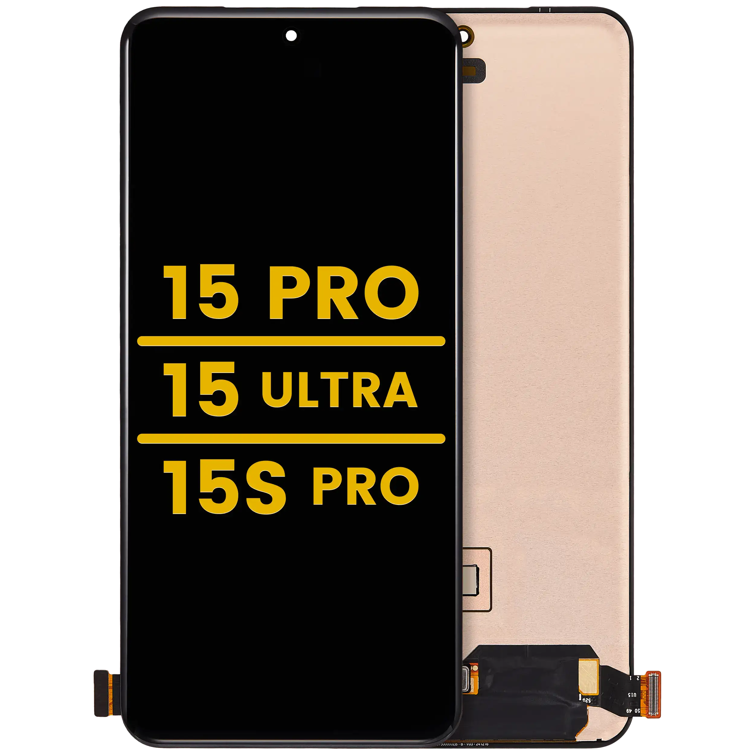 OLED-Display ohne Rahmen für Xiaomi 15 Pro/Ultra (Refurbished)