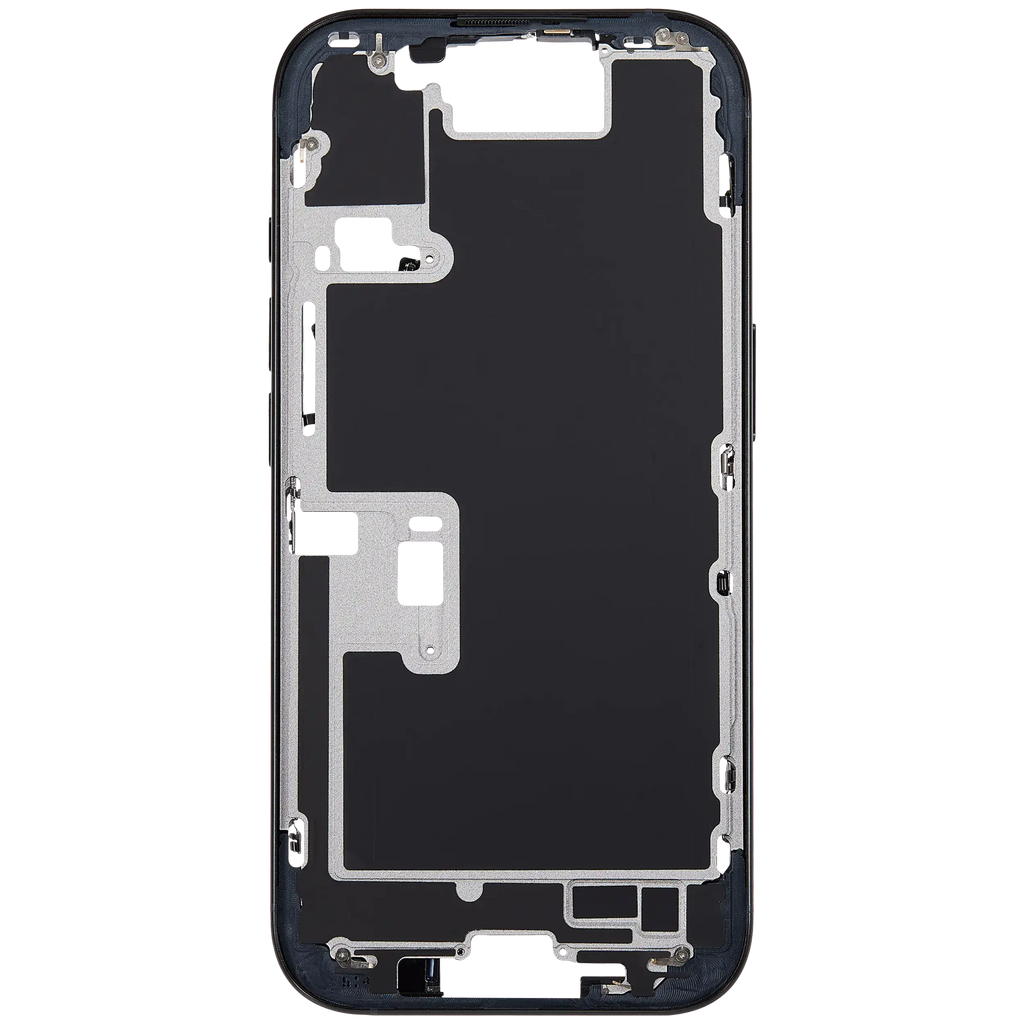 Midframe/Rahmen mit Power And Volume Button für iPhone 16 Pro (US-Version) (Aftermarket Plus) (Schwarz Titanium)