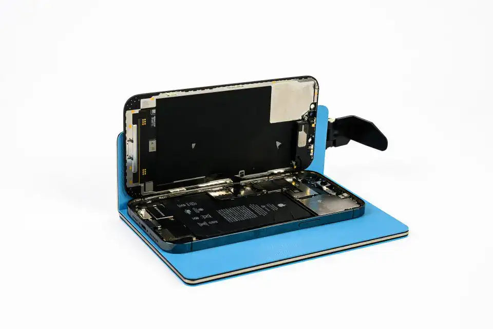 ESD Display Holding Stand for iPhone 12 and later (Blue)