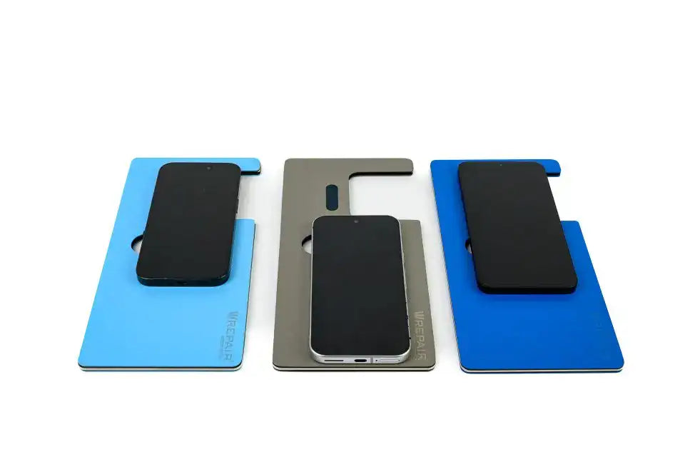 Reinigungs- & Applikationsplattform f. Displayschutz, Royal Blue, ESD, Wrepair