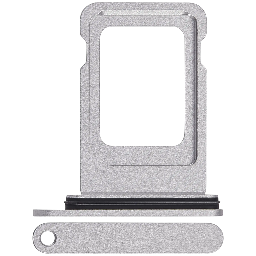 Einzel-SIM-Kartenfach kompatibel für iPhone 17 Pro / 17 Pro Max (Silber)
