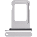 Einzel-SIM-Kartenfach kompatibel für iPhone 17 Pro / 17 Pro Max (Silber)