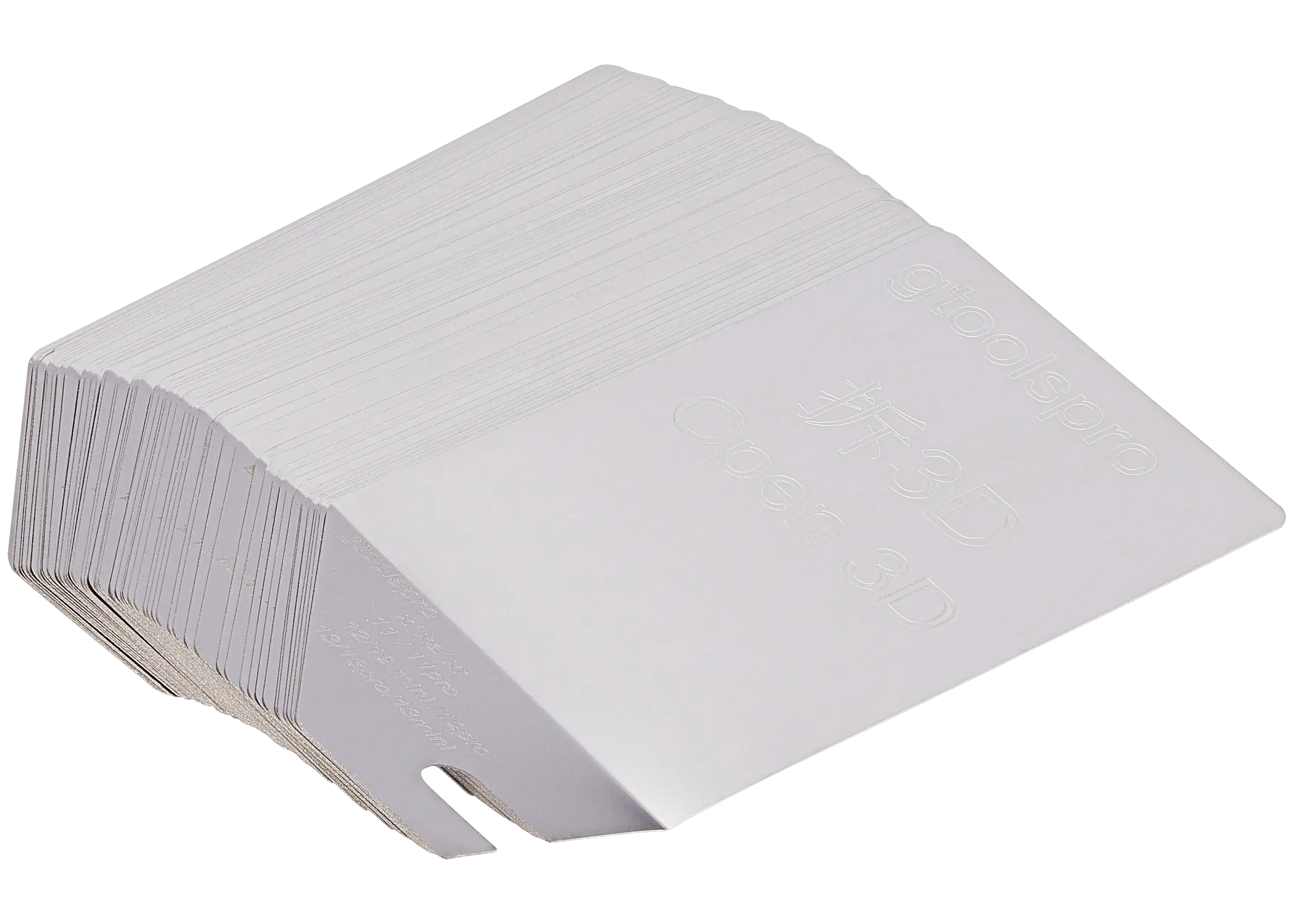 gTool 3D Hebelkarte zur Entfernung von LCD-Bildschirmhalterungen (50er-Pack)