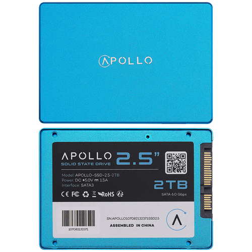 Apollo Hochleistungs-2.5" SSD 3D TLC Nand 2TB