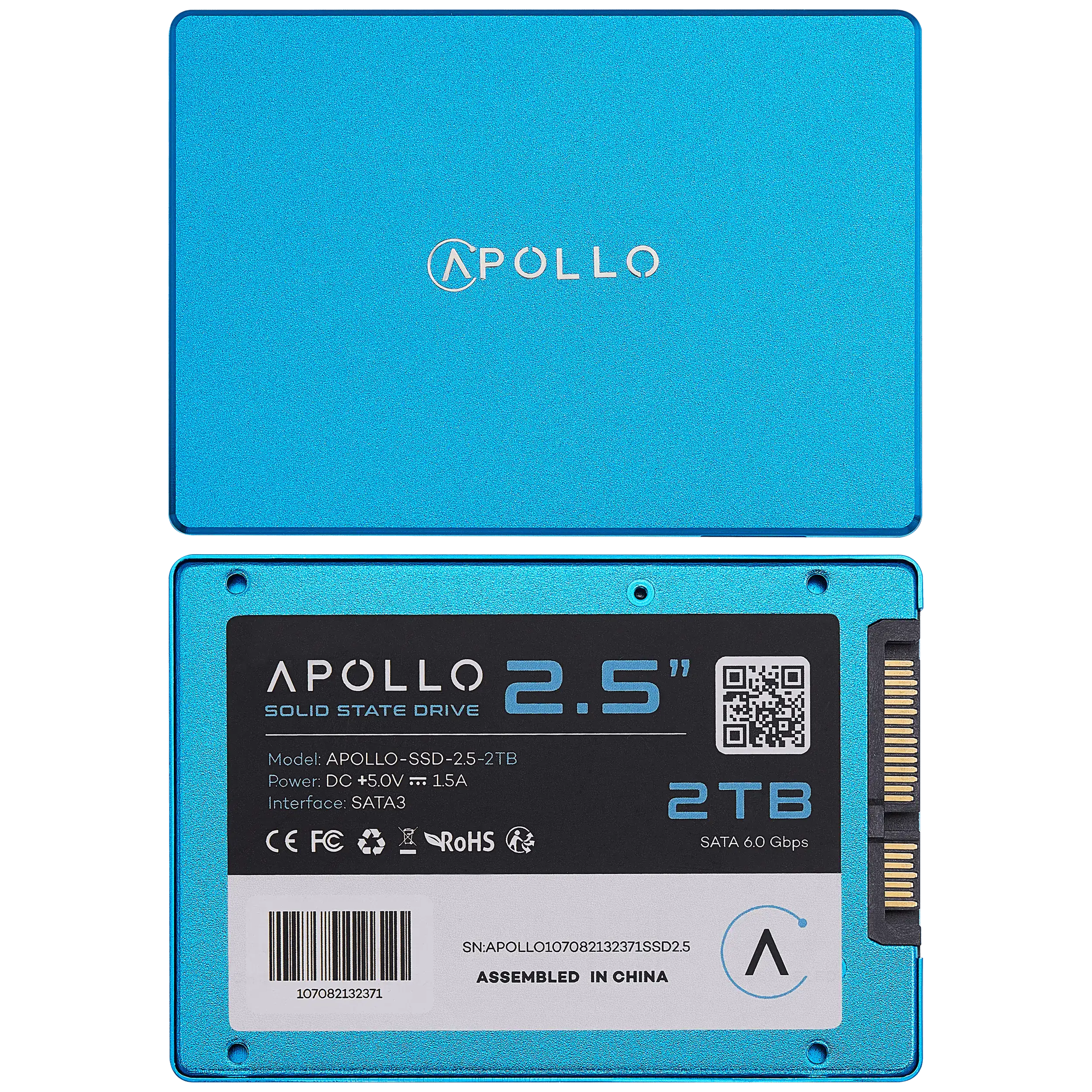 Apollo High-Performance 2.5" SSD 3D TLC NAND 2TB