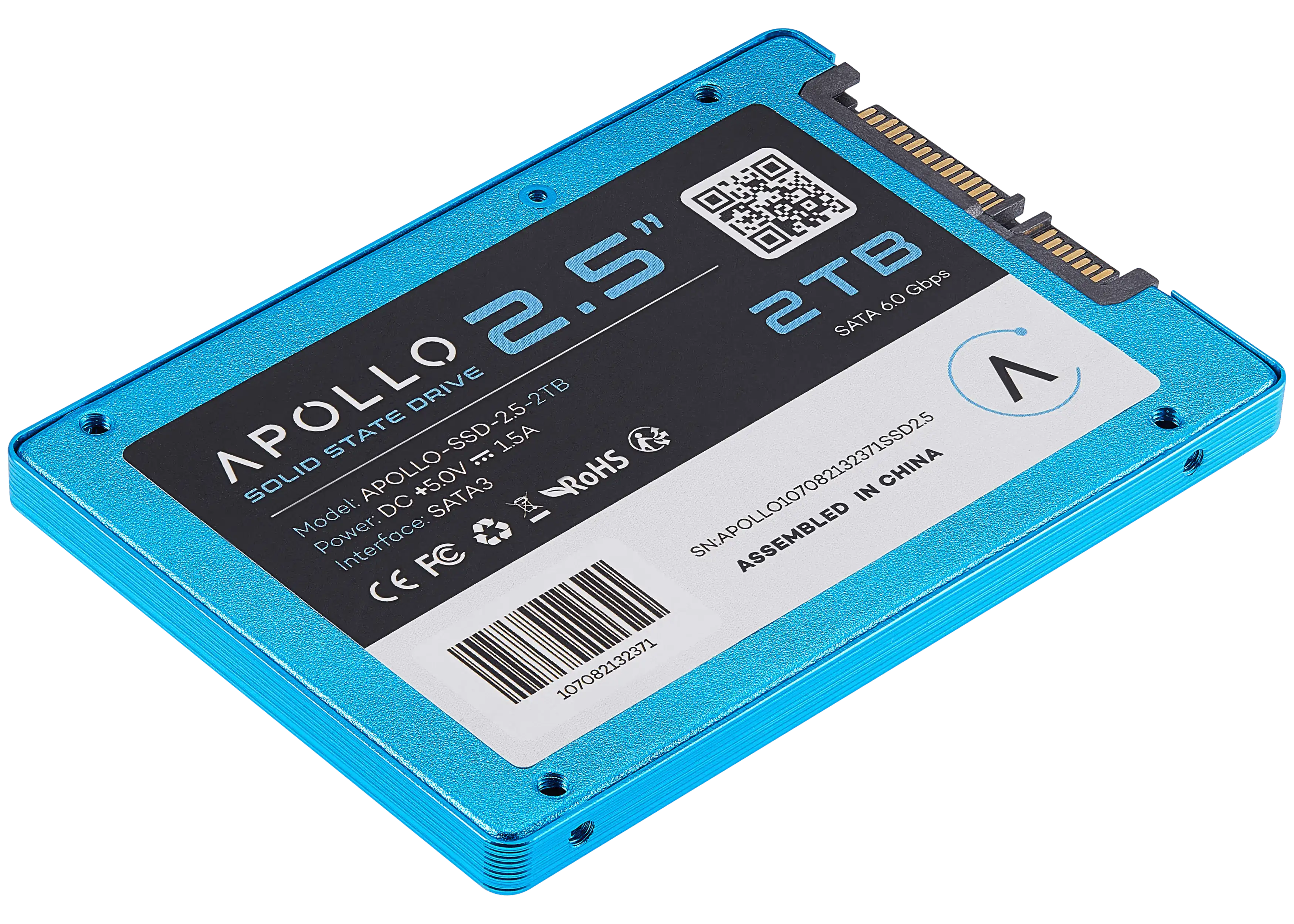 Apollo High-Performance 2.5" SSD 3D TLC NAND 2TB