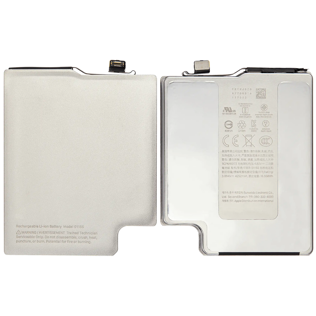 Replacement Akku für iPhone 17 Pro (gebrauchter OEM-Ausbau, Qualität A / SOH 99% to 100%) (US-Version)